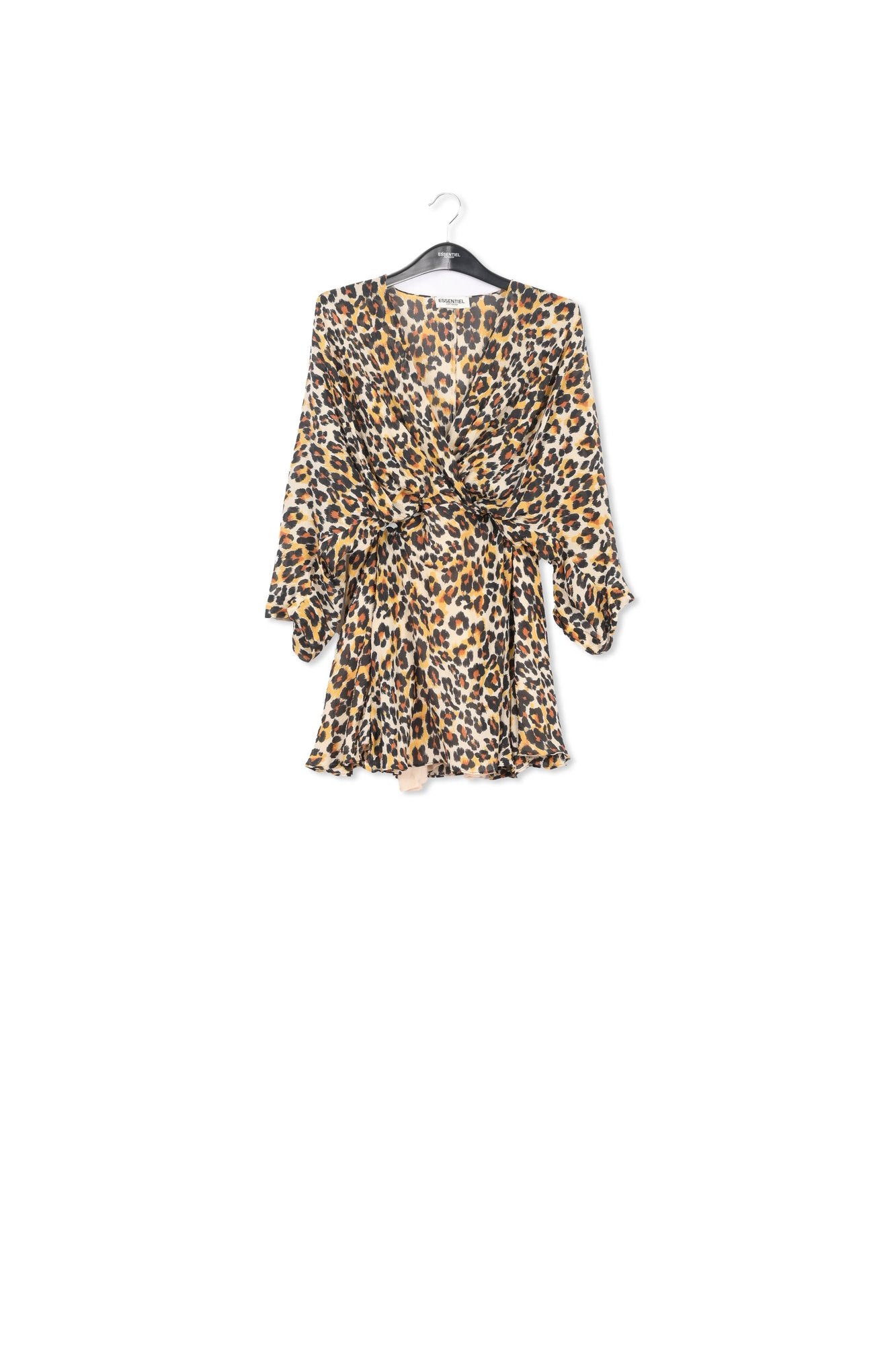 Mini-robe portefeuille à  imprimé léopard RE—SSENTIEL | Essentiel second hand