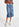 Zimpala blauwe denim rok Faume - seconde main