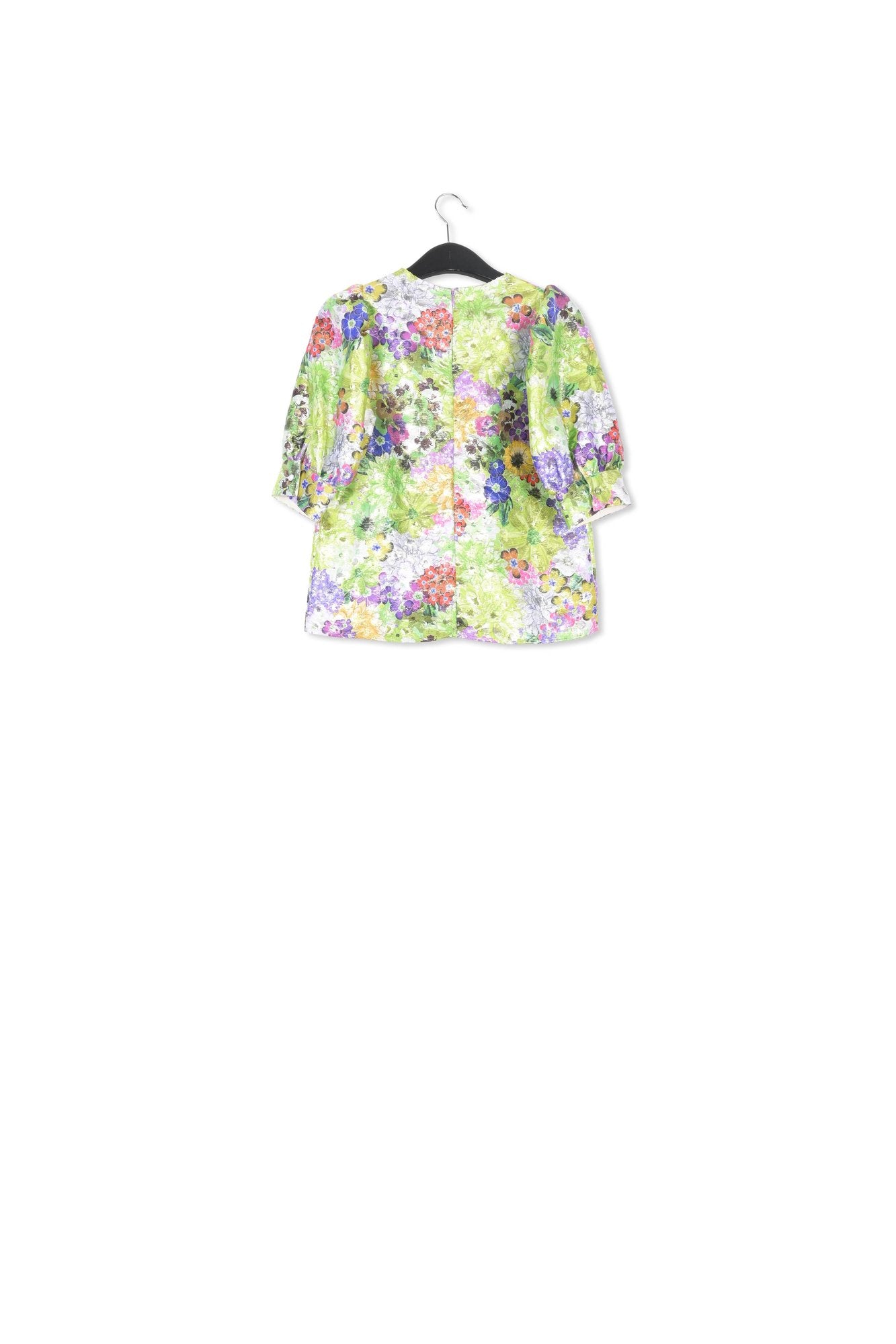 Top fleuri aux manches bouffantes RE—SSENTIEL | Essentiel second hand