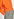 Bright orange denim jacket Faume - seconde main