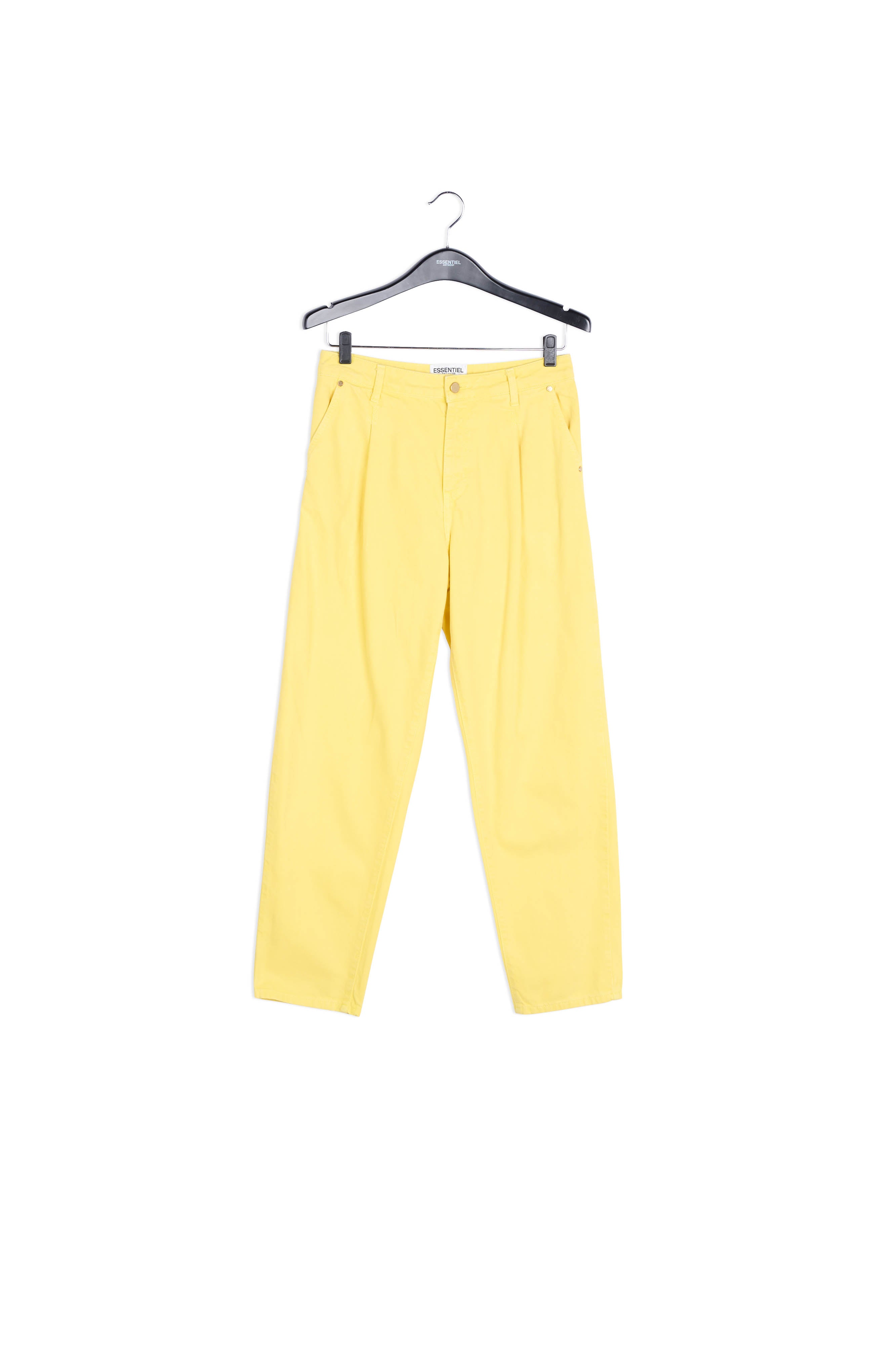 Yellow high-rise jeans RE—SSENTIEL | Essentiel second hand