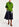 Donkerblauwe faux leren rok met A-lijn Faume - seconde main