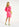 Neon pink jacquard shirt dress Faume - seconde main