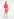 Robe chemise en jacquard rose néon Faume - seconde main