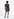 Black floral mini wrap dress Faume - seconde main