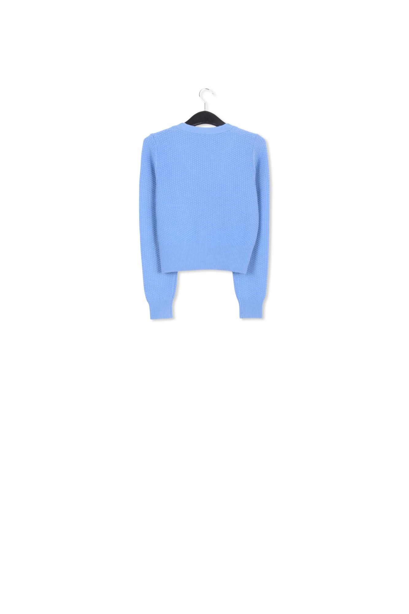 Cardigan en V bleu avec ornements RE—SSENTIEL | Essentiel second hand