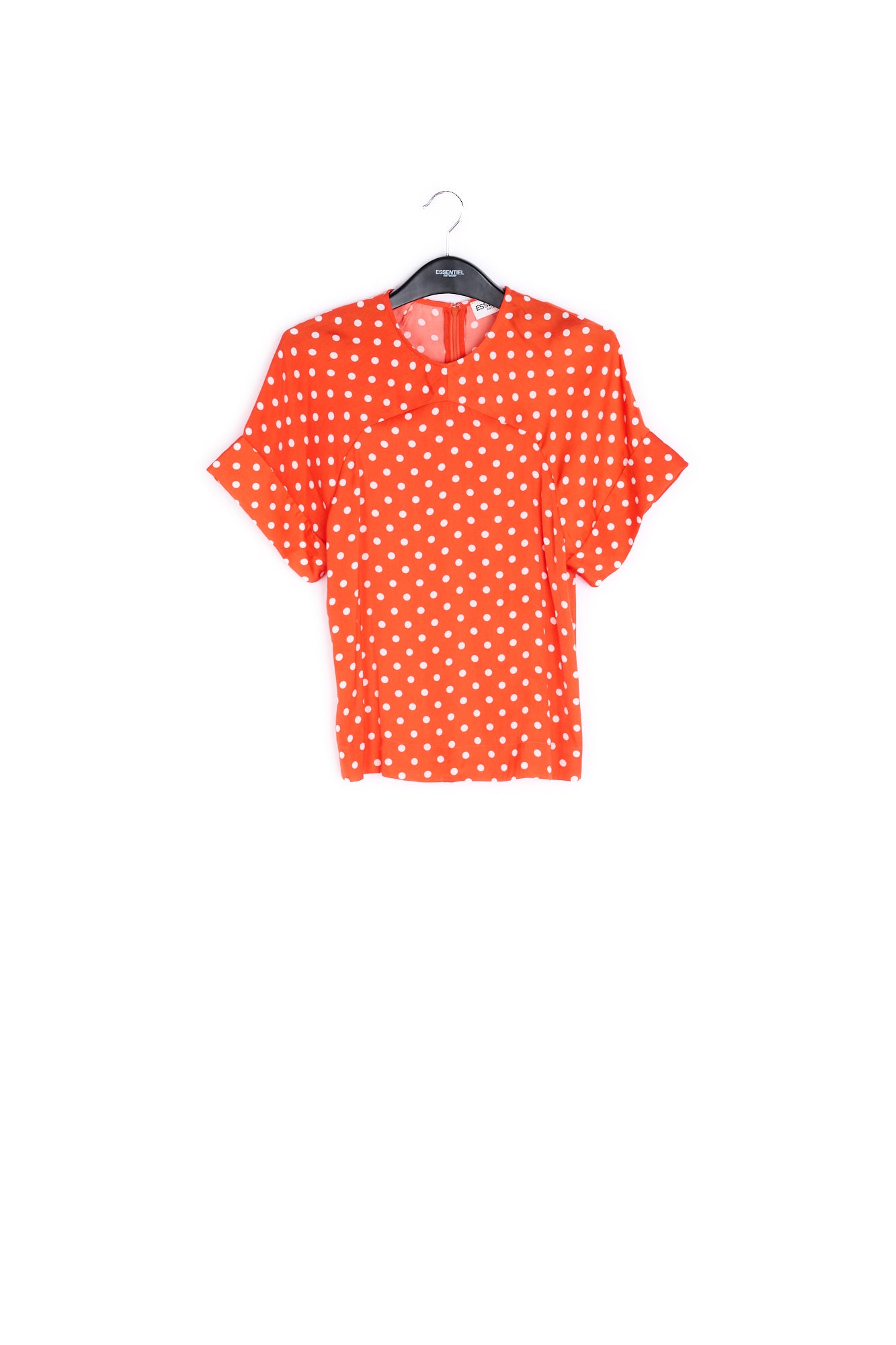 Red polka dot top RE—SSENTIEL | Essentiel second hand