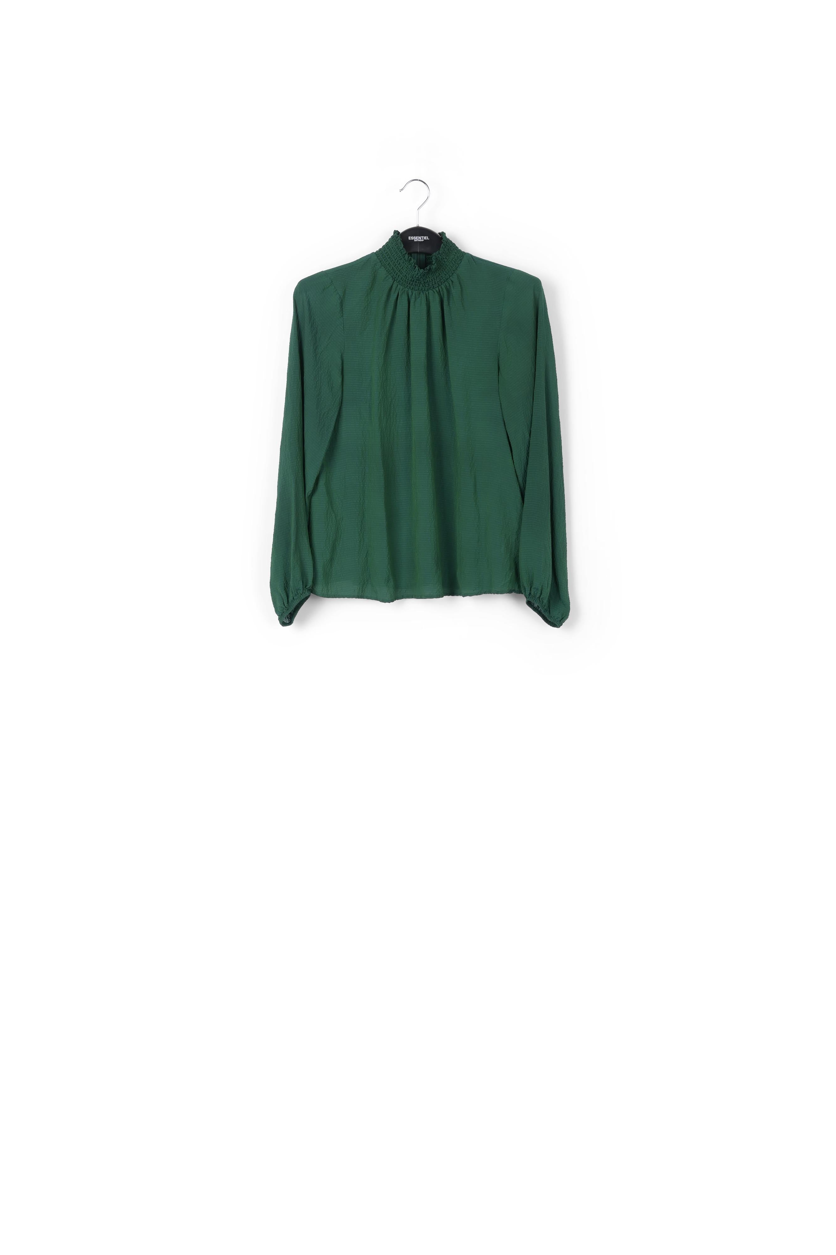 Dark green loose-fit top RE—SSENTIEL | Essentiel second hand