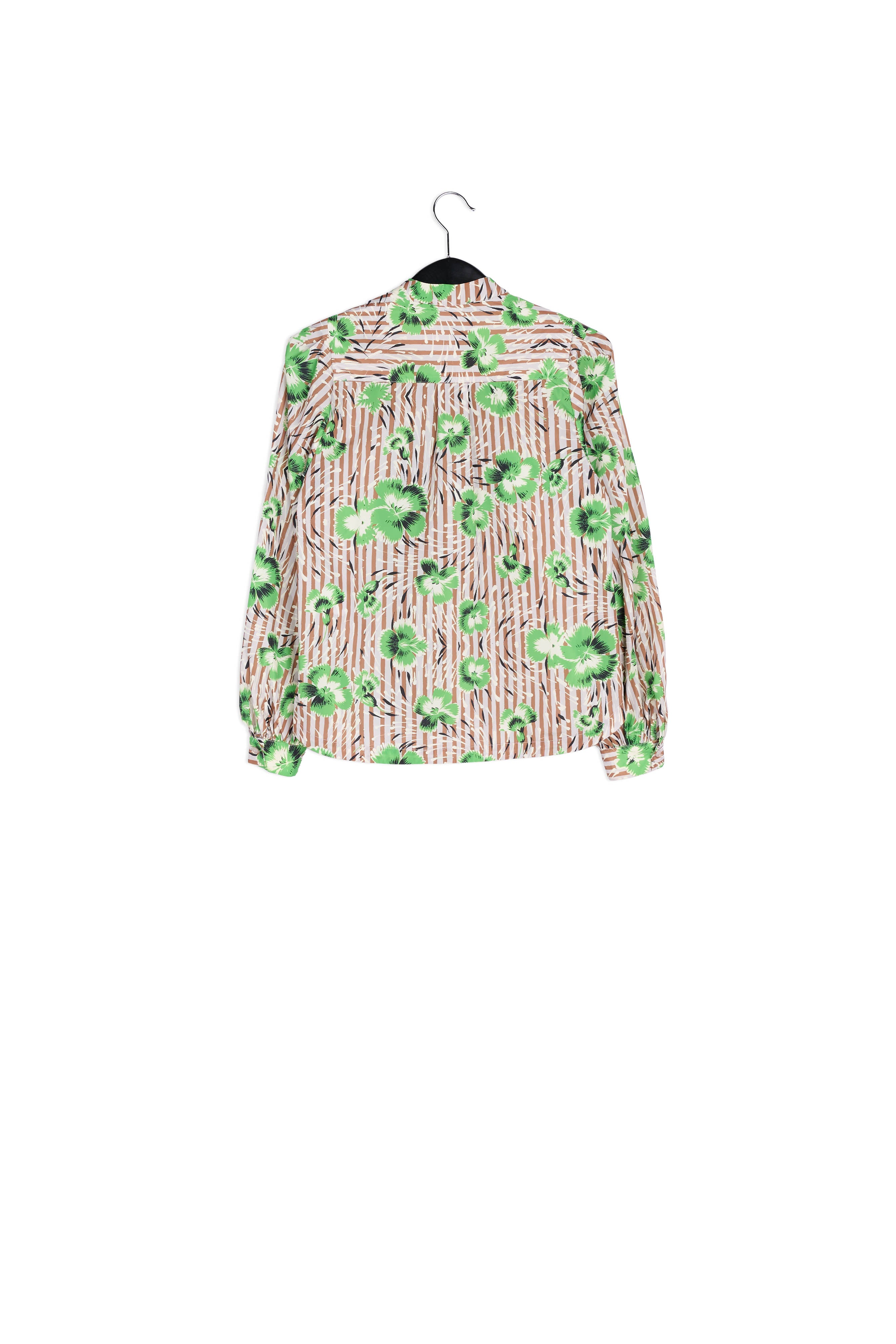 Top vert à manches bouffantes RE—SSENTIEL | Essentiel second hand