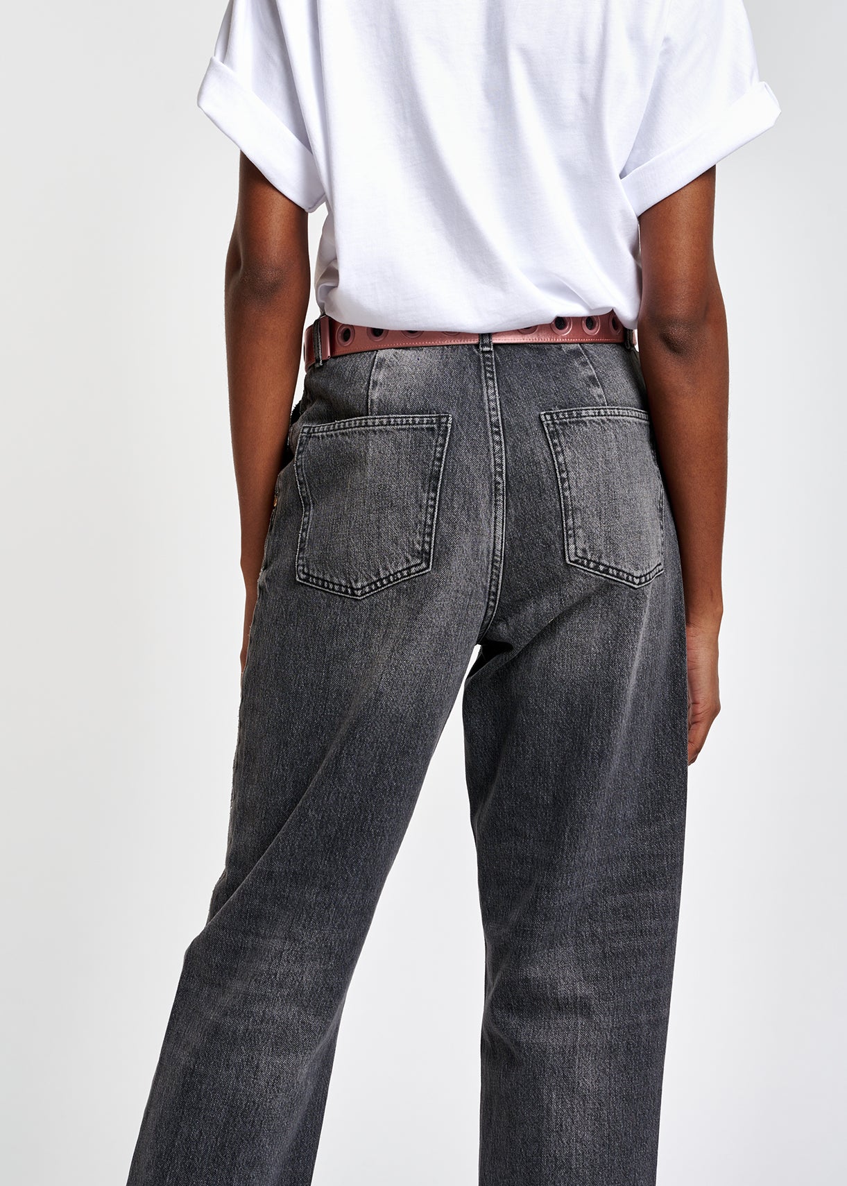 Jean gris avec strass RE—SSENTIEL | Essentiel second hand