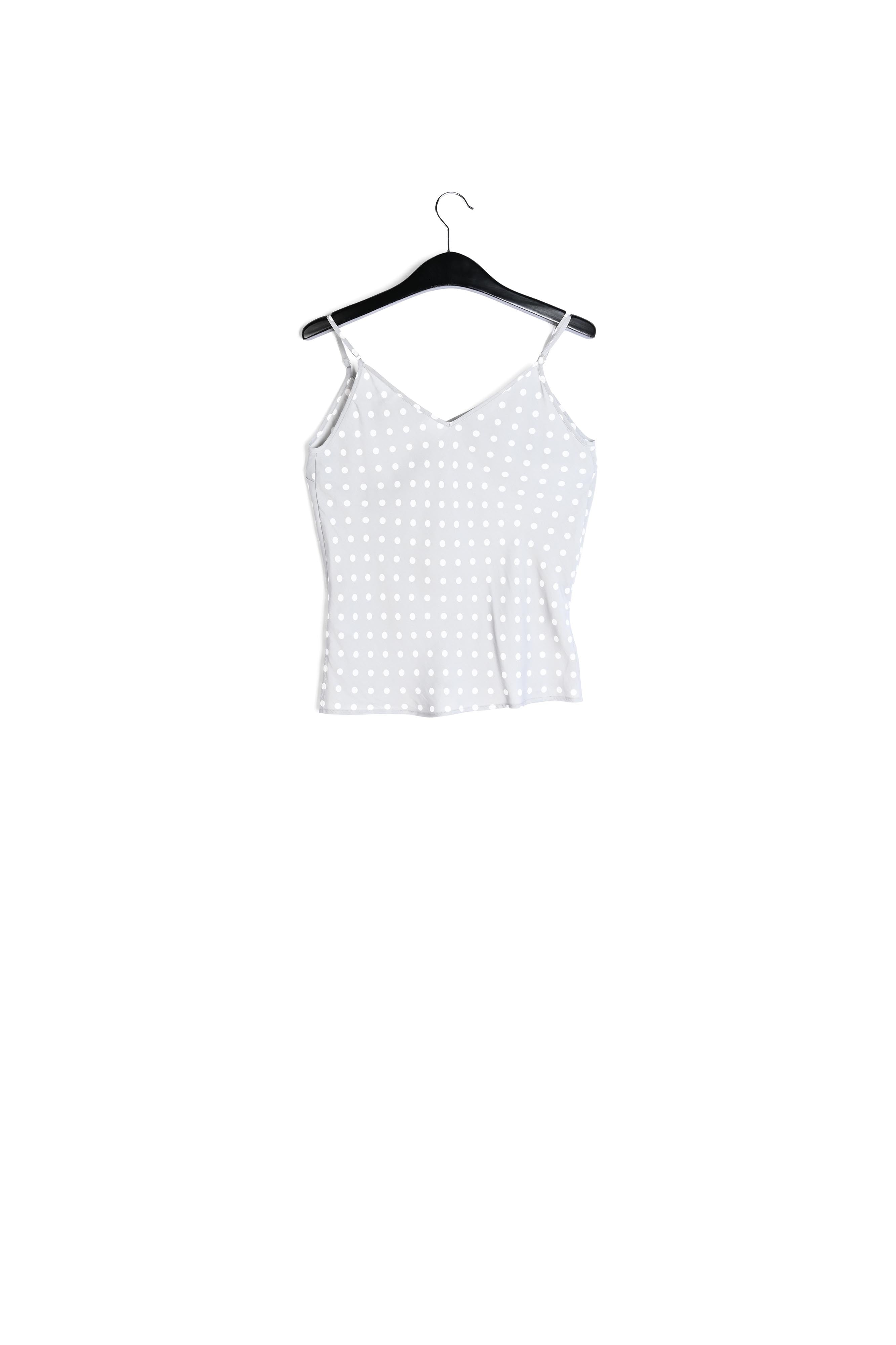 Grey polka dot camisole RE—SSENTIEL | Essentiel second hand