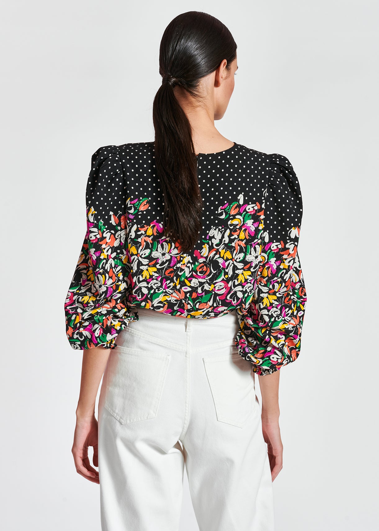 Top à imprimés fleurs et pois RE—SSENTIEL | Essentiel second hand