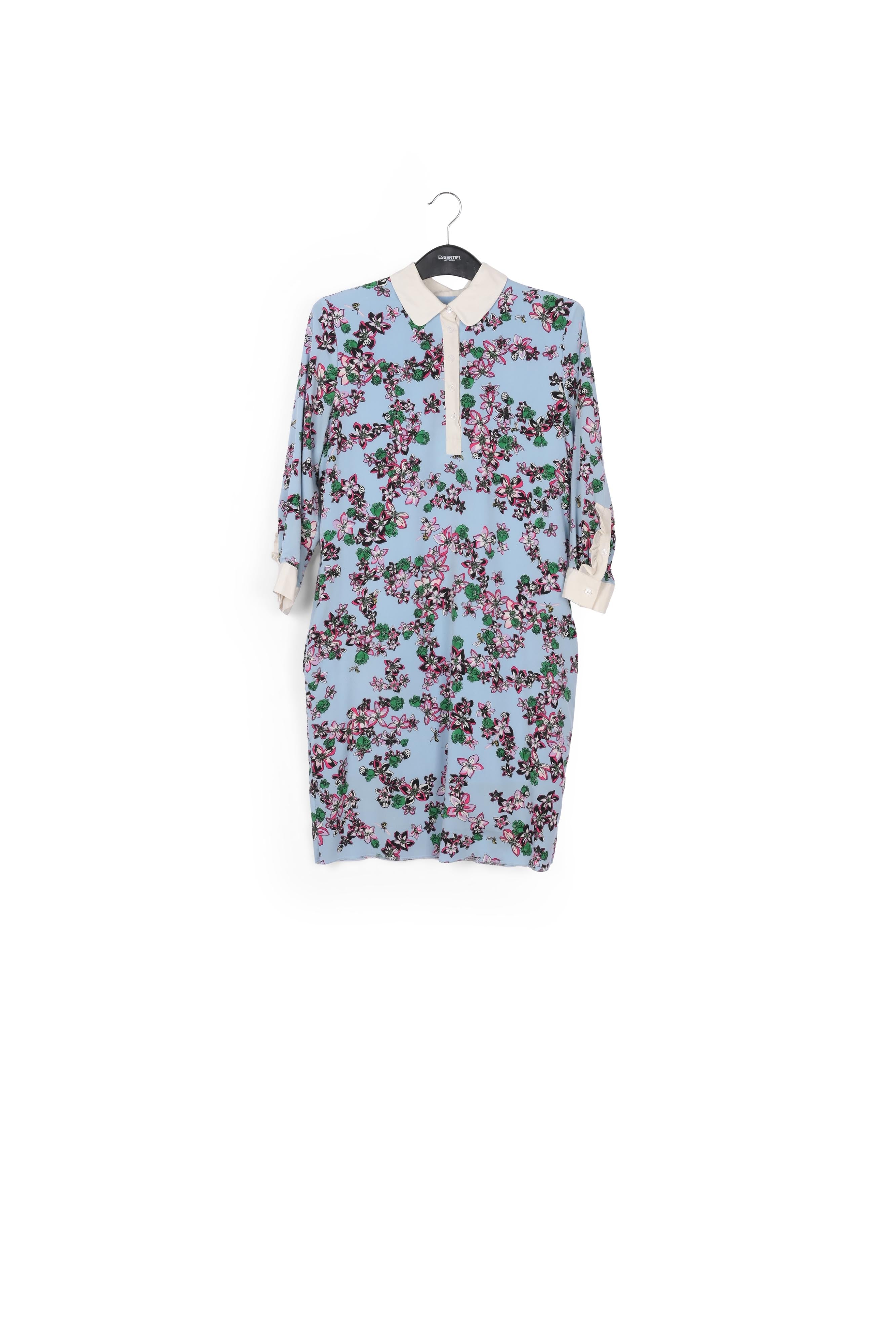 Robe chemise florale RE—SSENTIEL | Essentiel second hand