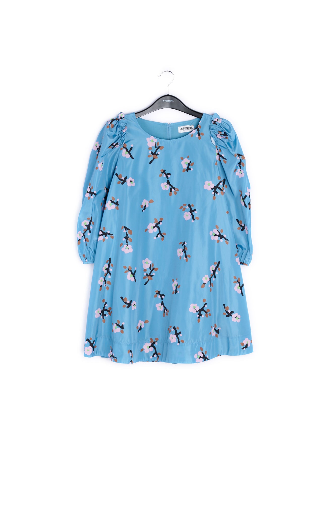 Light blue a-line mini dress RE—SSENTIEL | Essentiel second hand