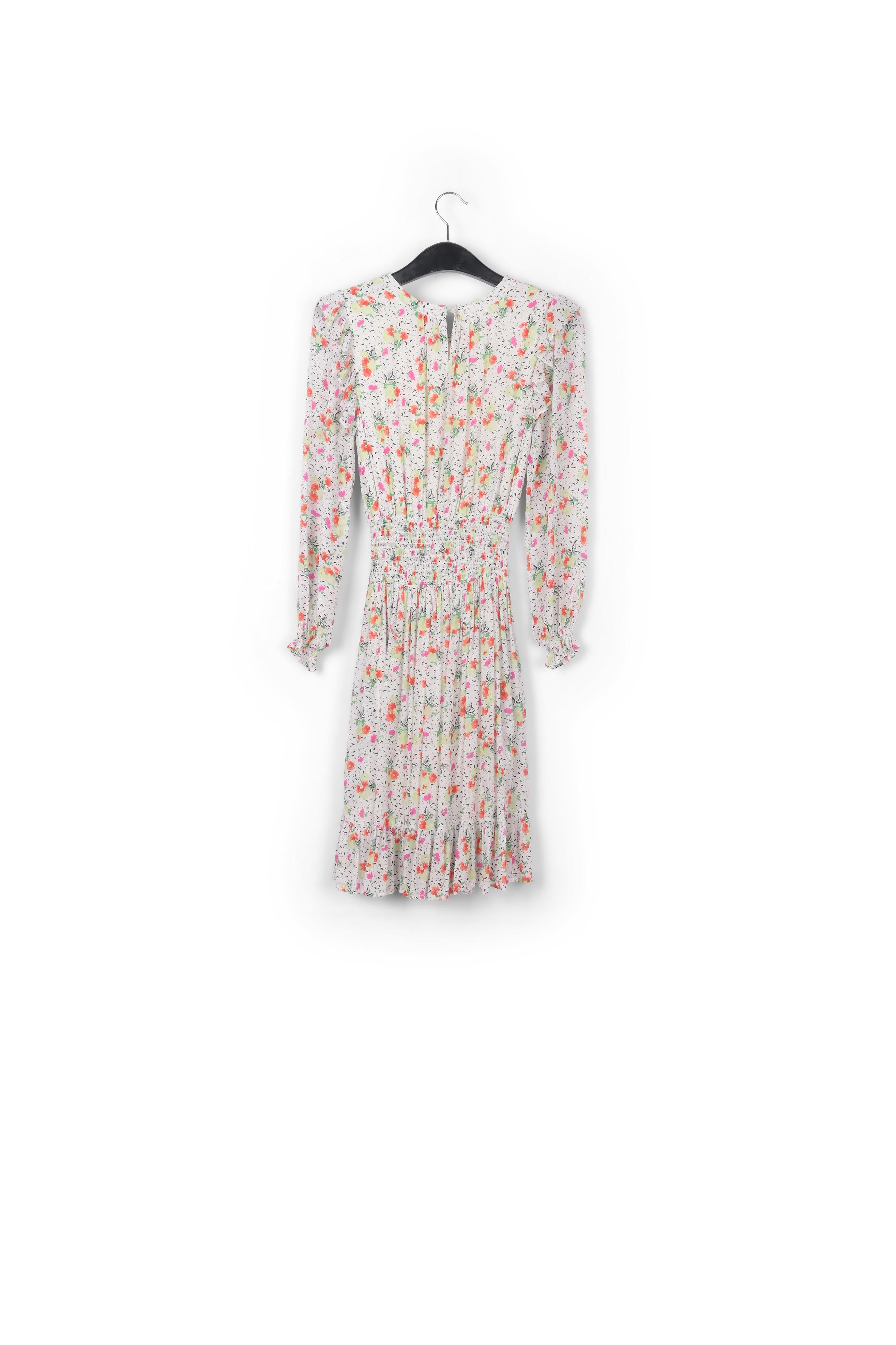 Robe midi blanc cassé à imprimé floral RE—SSENTIEL | Essentiel second hand