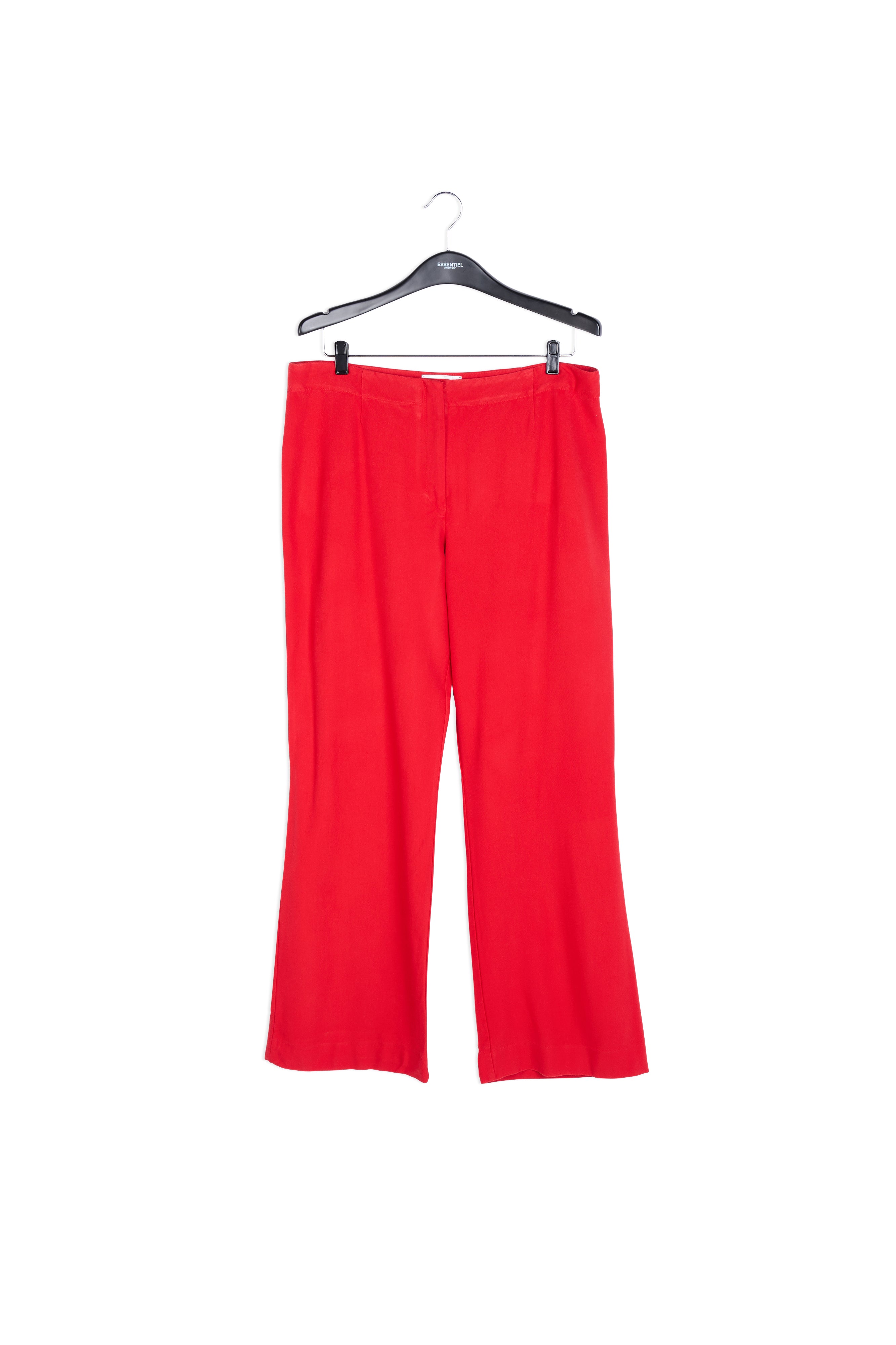 Red wide-leg high waist pants RE—SSENTIEL | Essentiel second hand