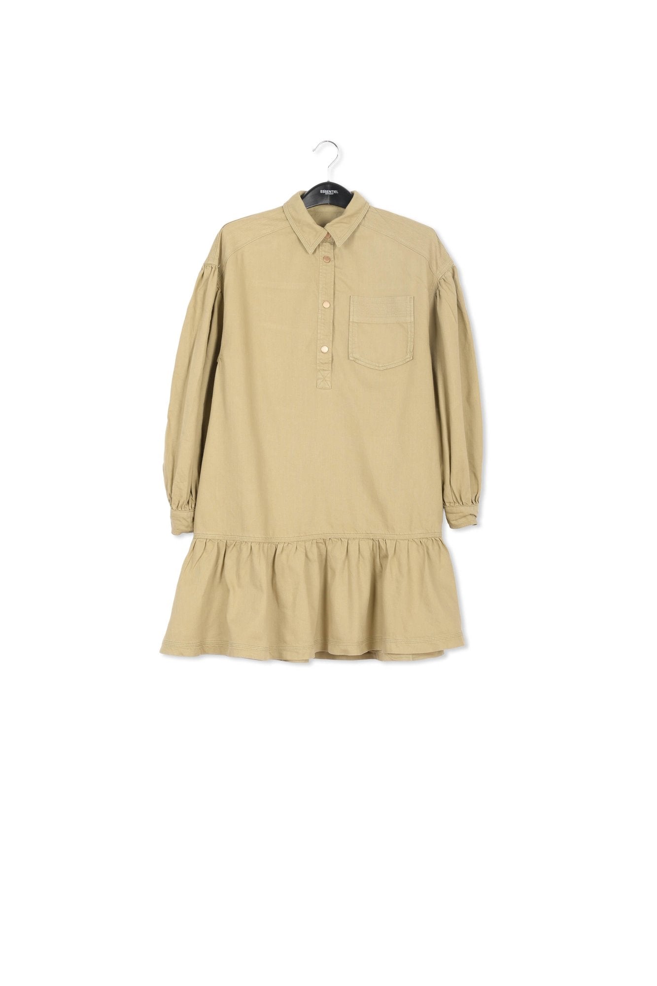 Beige denim mini dress RE—SSENTIEL | Essentiel second hand