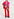Red wide-leg high waist pants Faume - seconde main