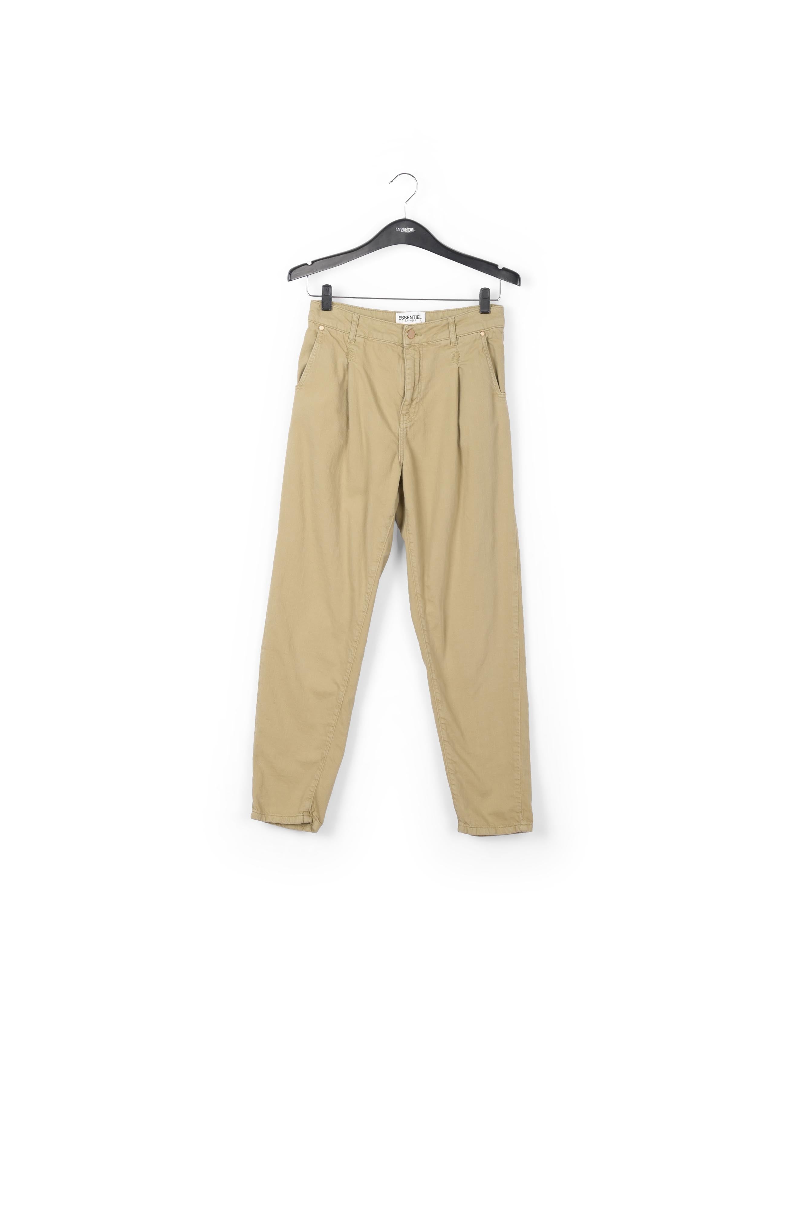 Beige denim boyfriend jeans RE—SSENTIEL | Essentiel second hand