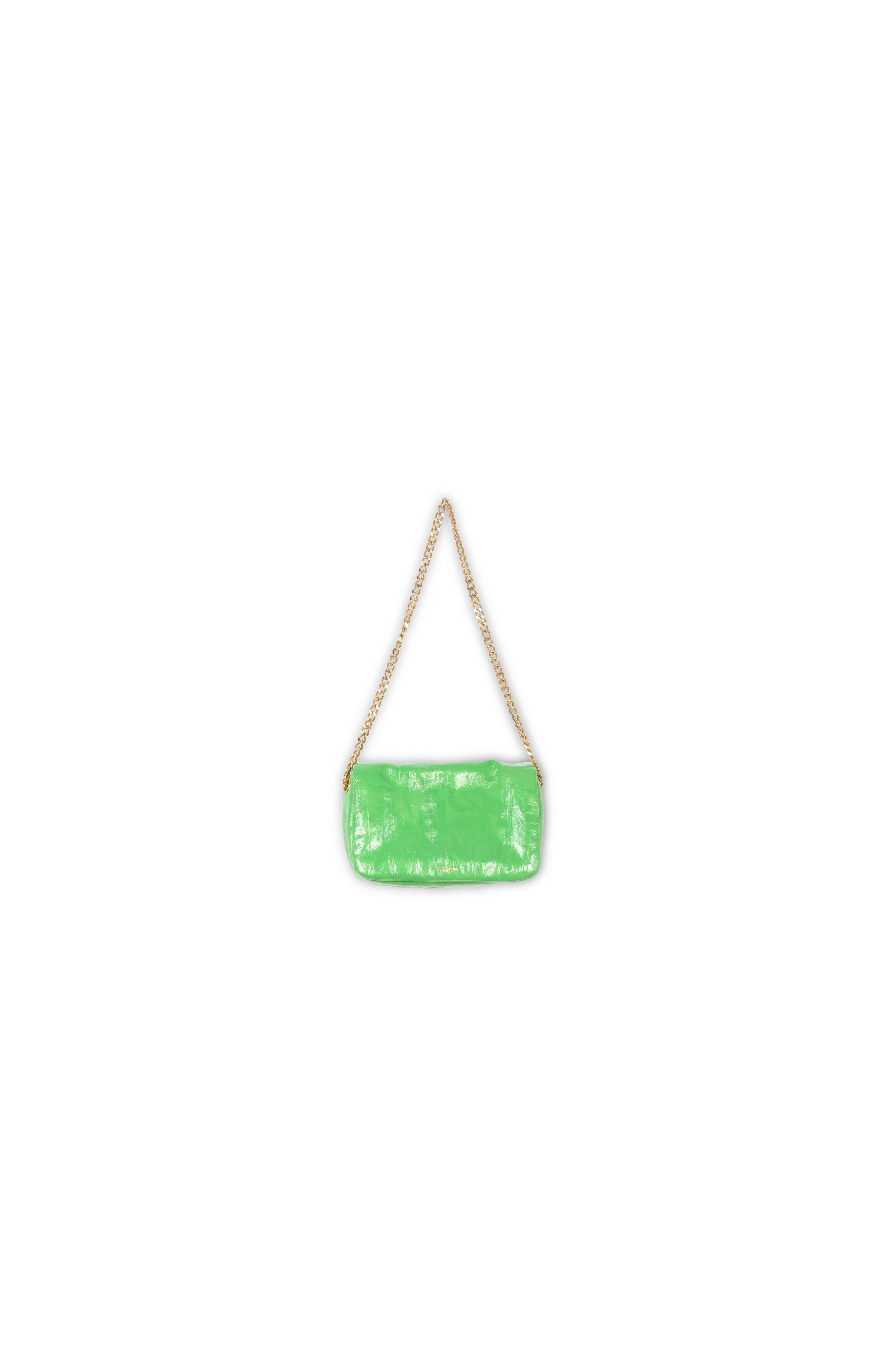 Glossy green shoulder bag RE—SSENTIEL | Essentiel second hand