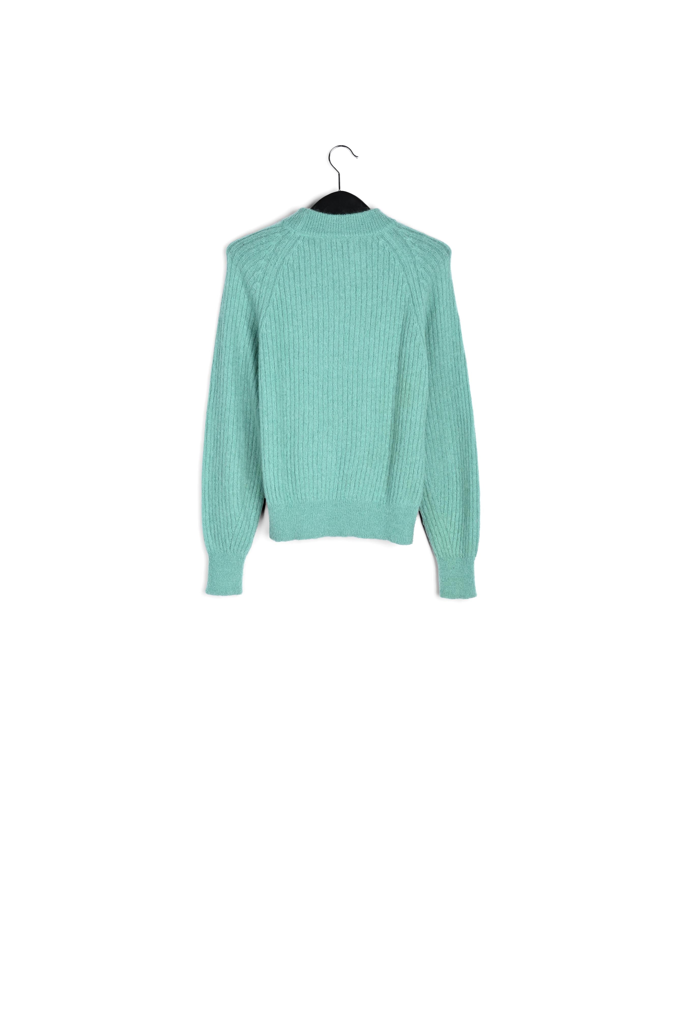 Fuchsia fitted knit sweater RE—SSENTIEL | Essentiel second hand