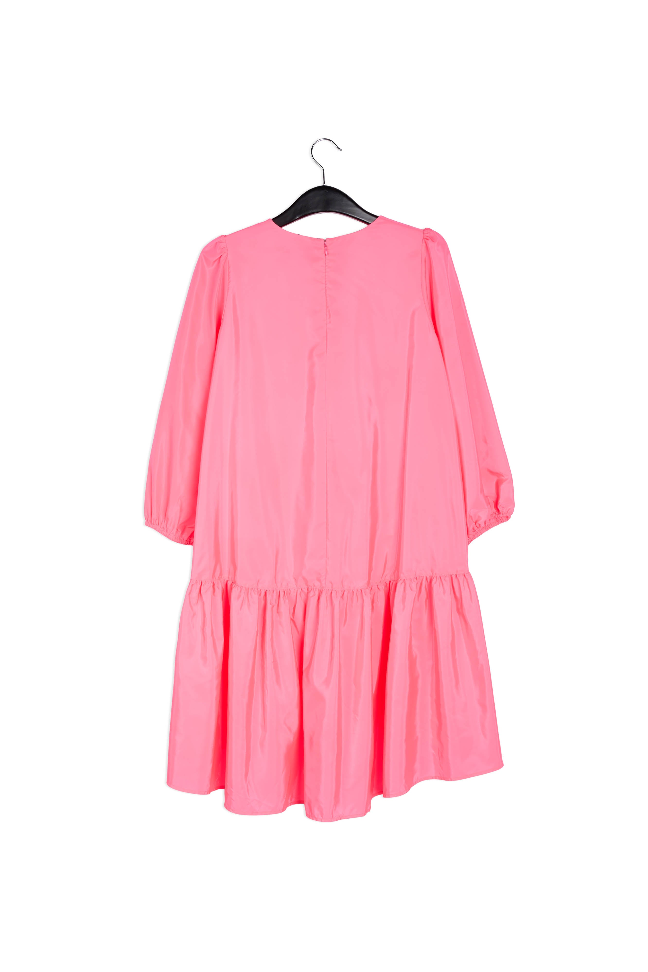 Neon pink oversized mini dress RE—SSENTIEL | Essentiel second hand