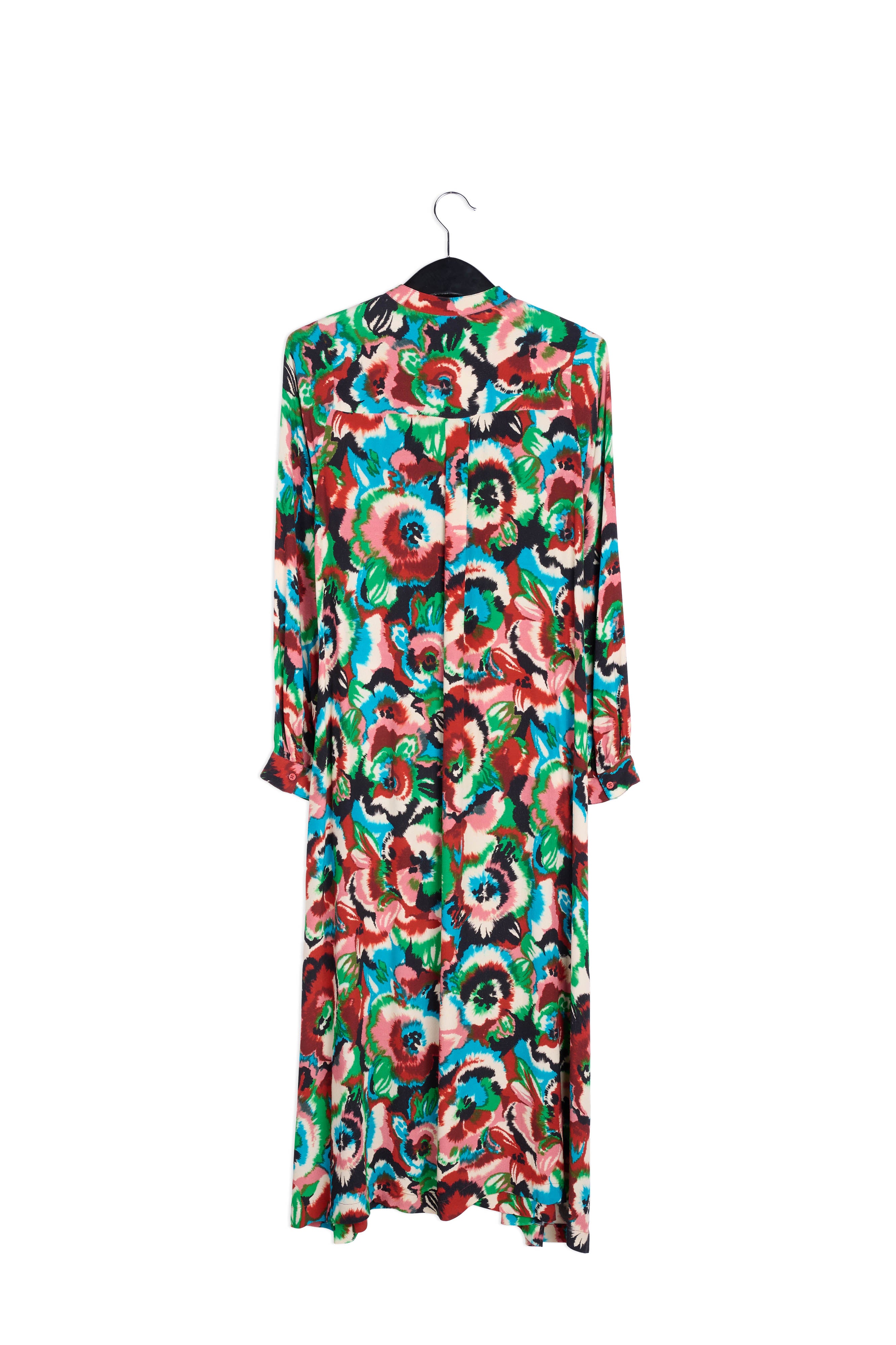 Multicolor floral-print shirt dress RE—SSENTIEL | Essentiel second hand