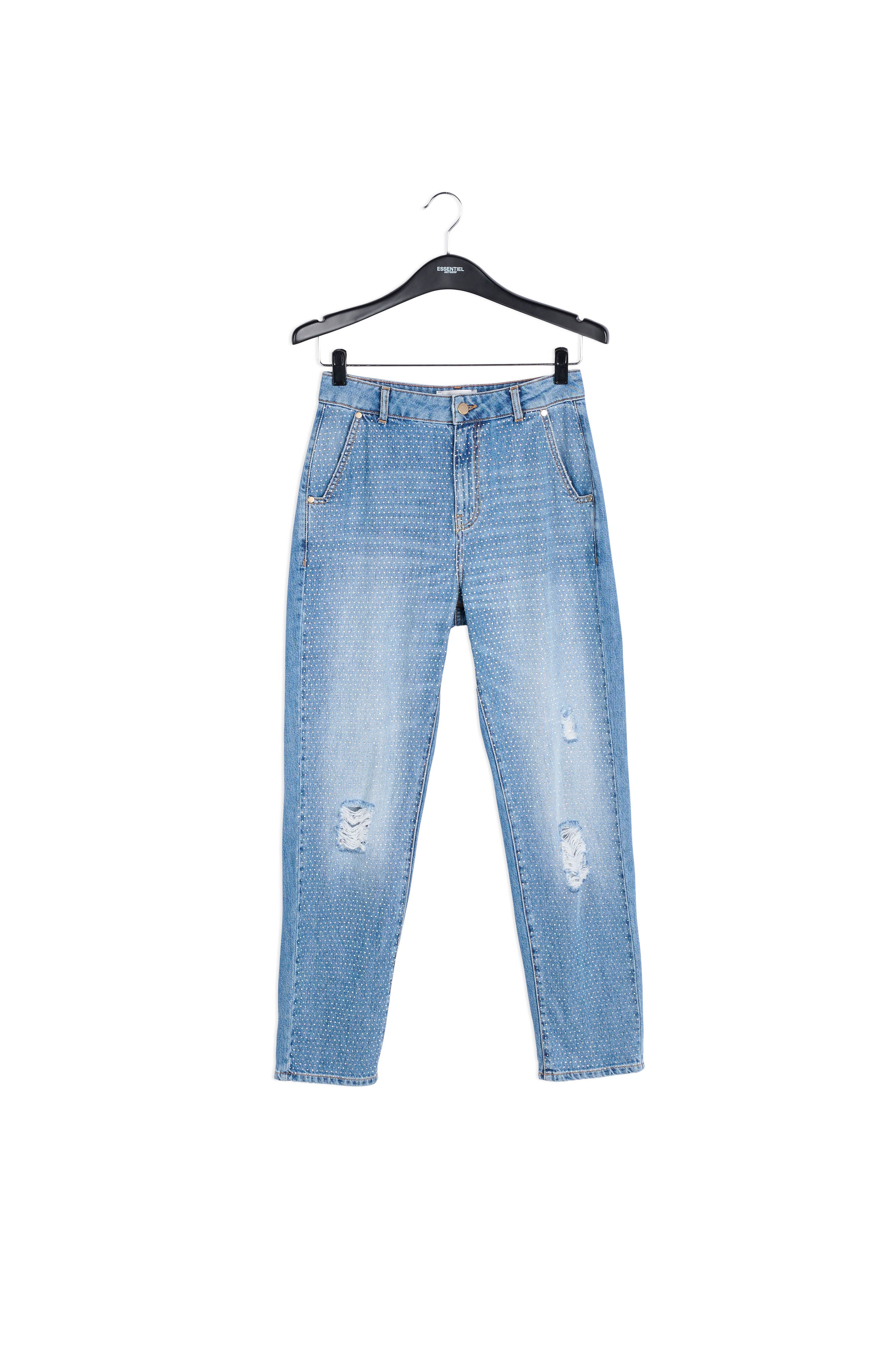 Jean délavé avec strass RE—SSENTIEL | Essentiel second hand