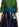 Dark blue faux leather A-line skirt Faume - seconde main