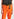 Orange high-waisted loose-fit jeans Faume - seconde main