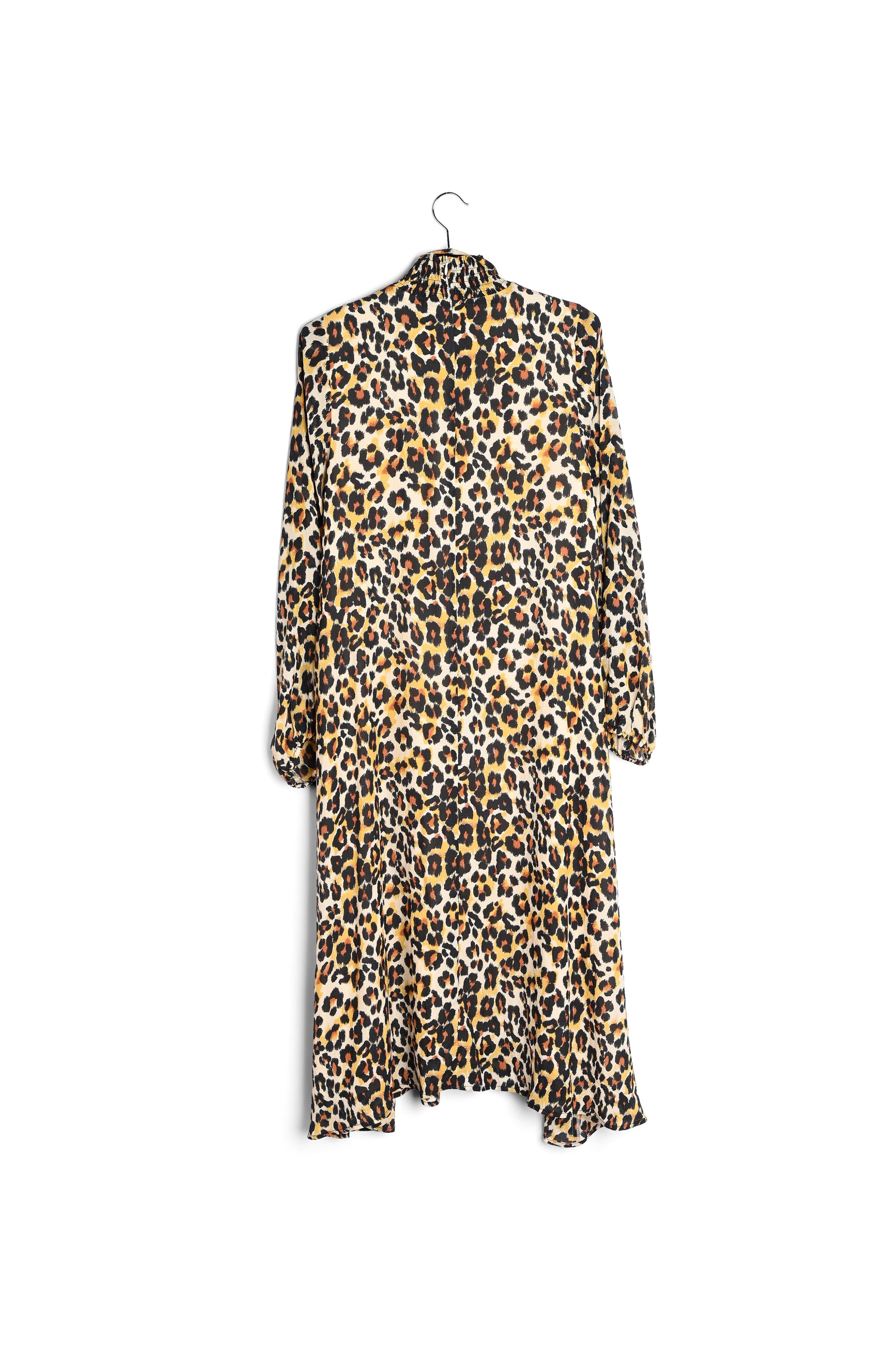 Midi-jurk met luipaardprint RE—SSENTIEL | Essentiel second hand