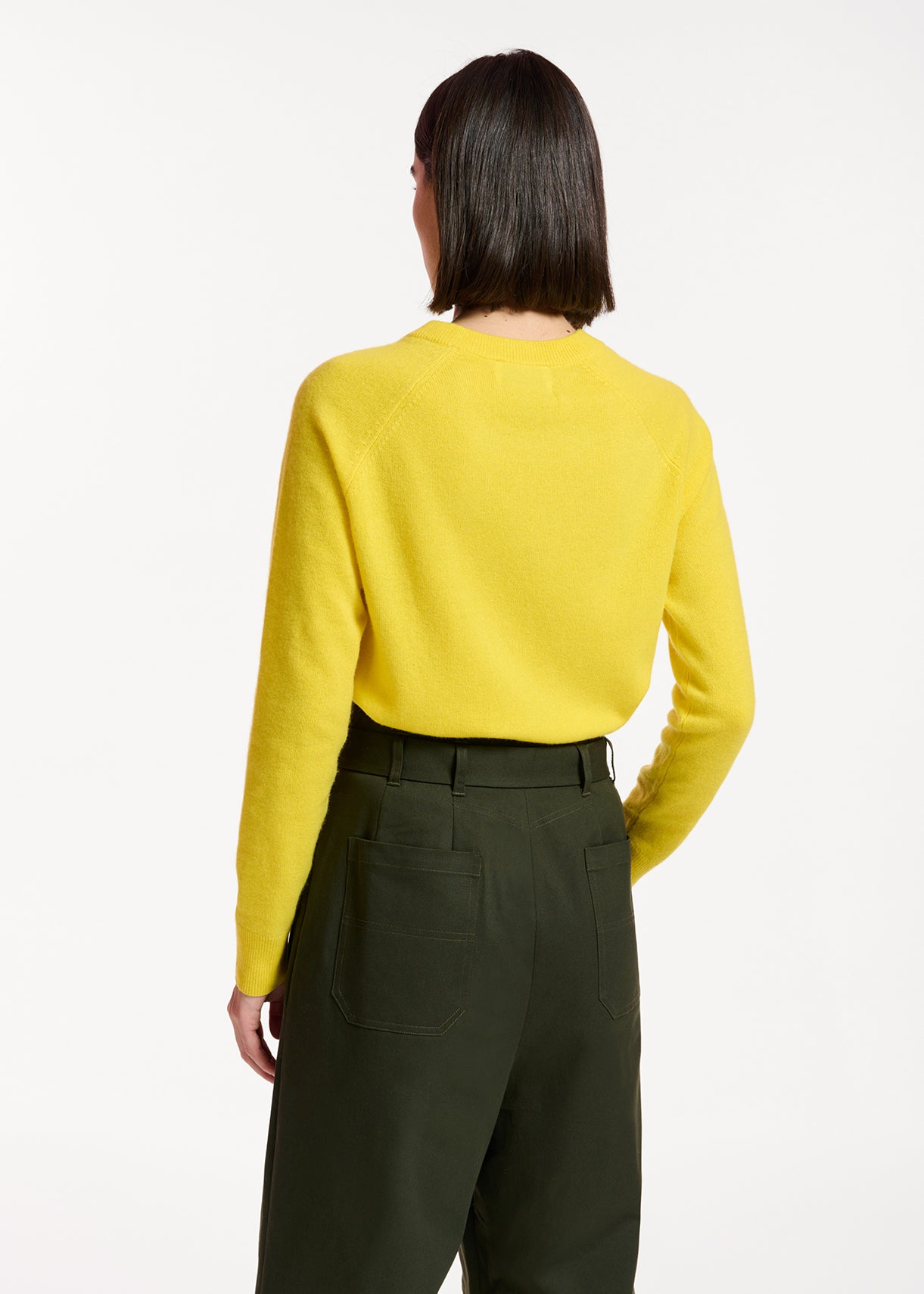 Pull jaune en cachemire RE—SSENTIEL | Essentiel second hand