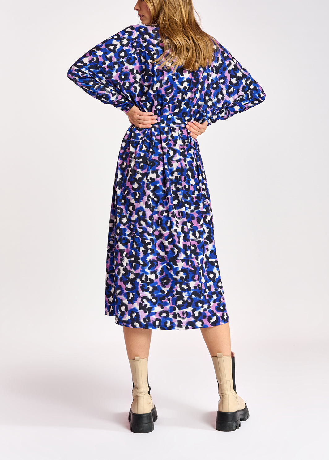 Astretch printed dress RE—SSENTIEL | Essentiel second hand