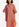 Orange and lilac striped cotton shirt dress Faume - seconde main