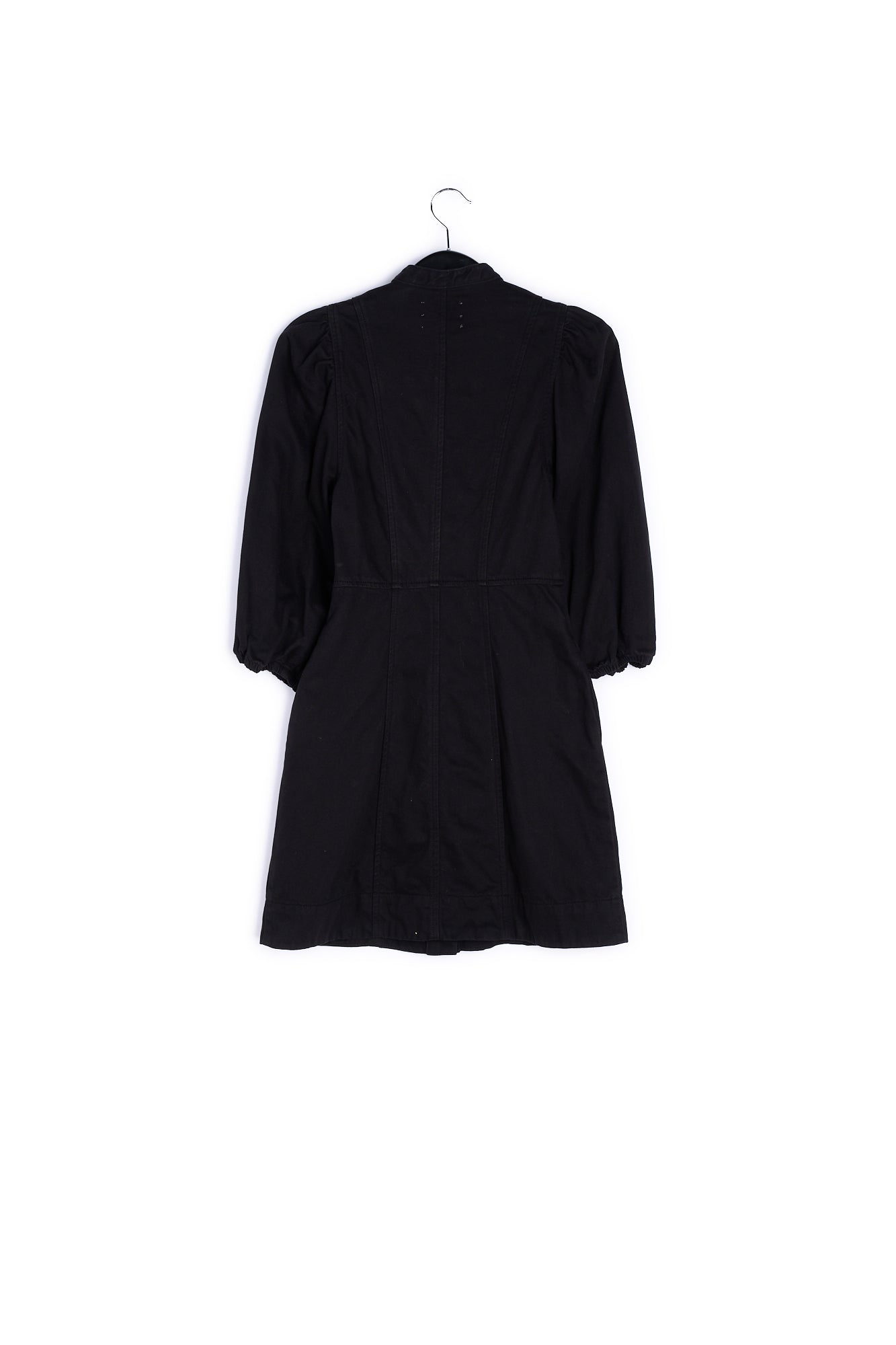 Black denim mini dress RE—SSENTIEL | Essentiel second hand
