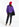 Paarse lichtgebreide cardigan zonder knopen Faume - seconde main