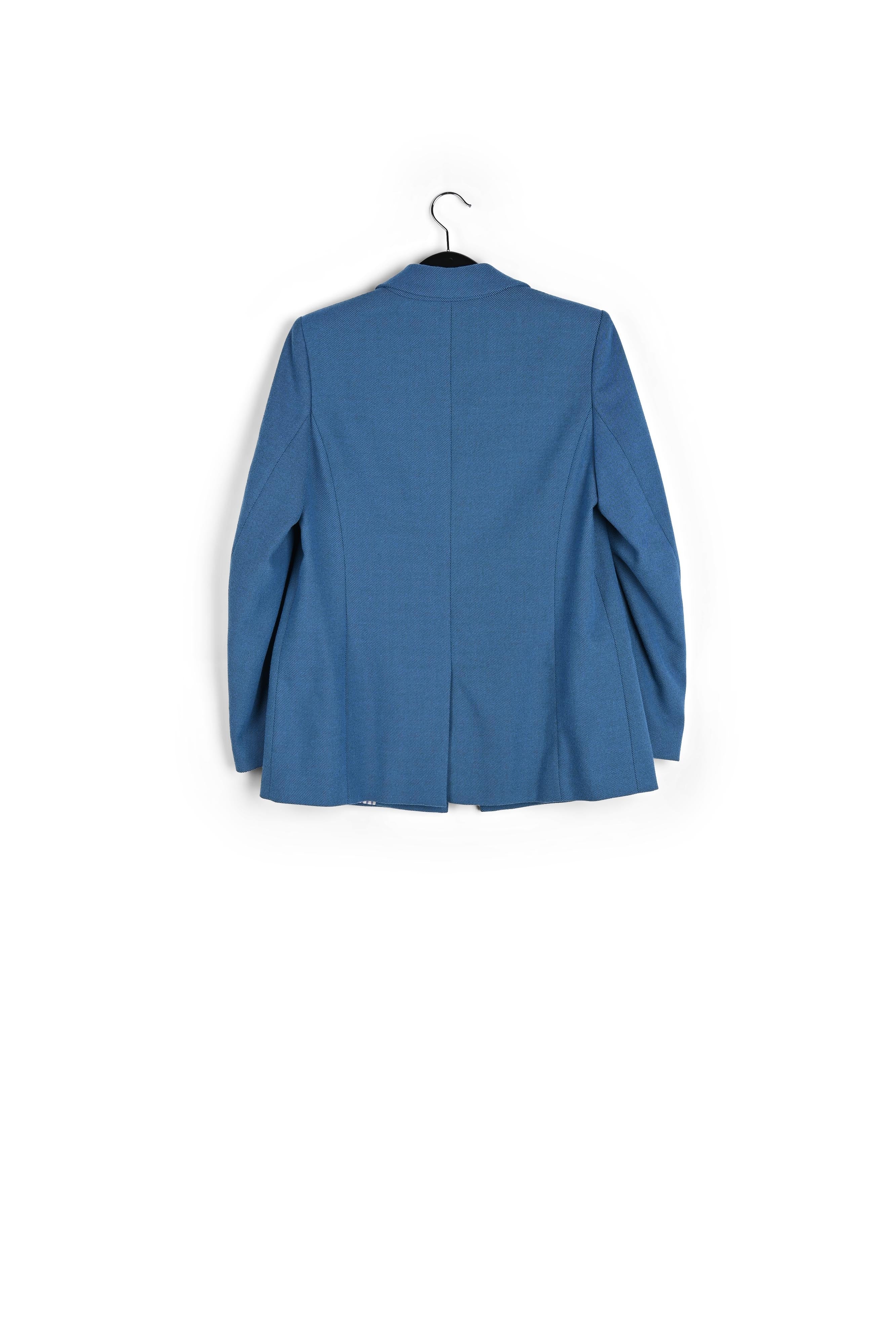 Blazer bleu à simple boutonnage RE—SSENTIEL | Essentiel second hand