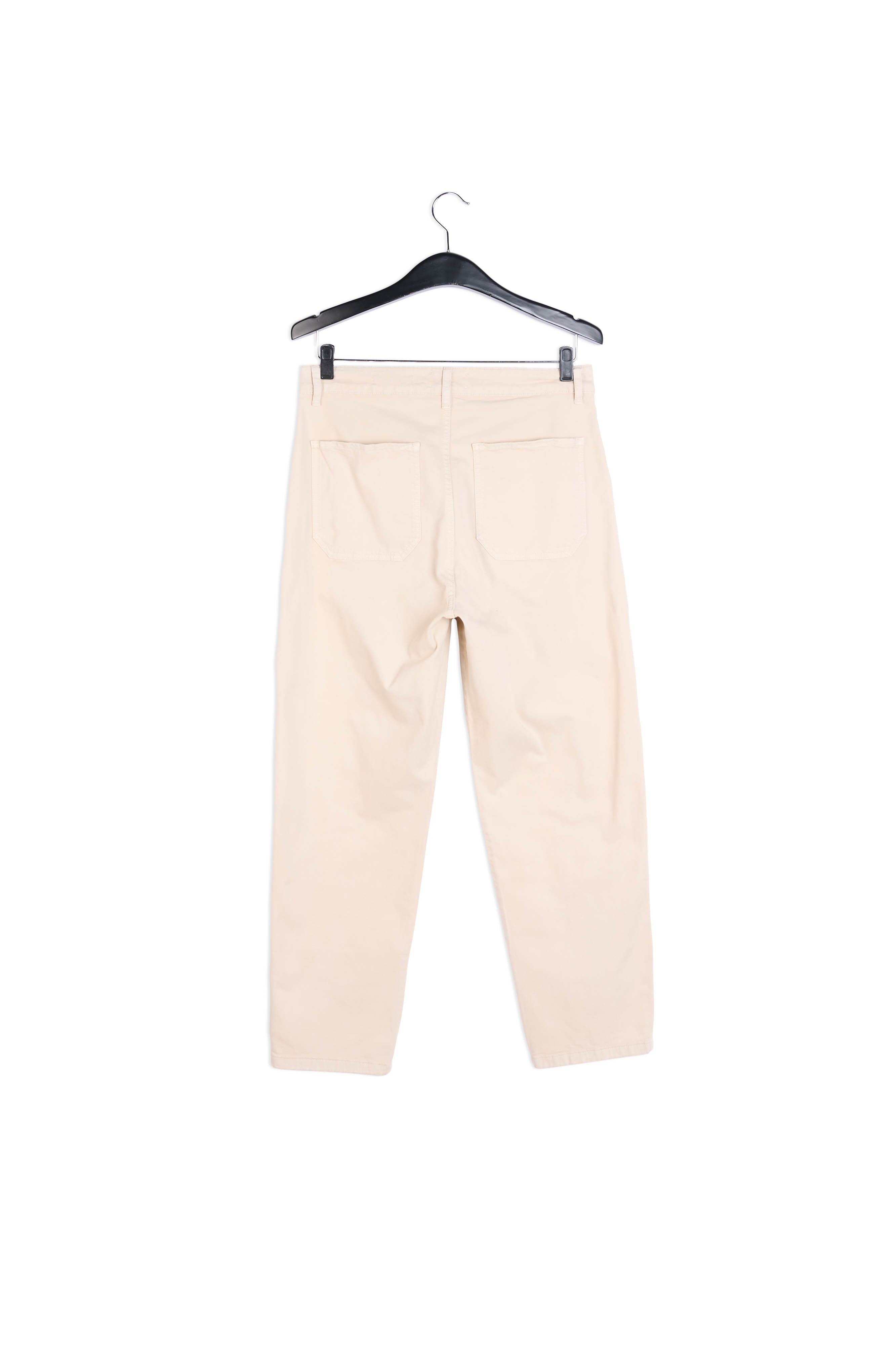 Pantalon taille haute beige RE—SSENTIEL | Essentiel second hand