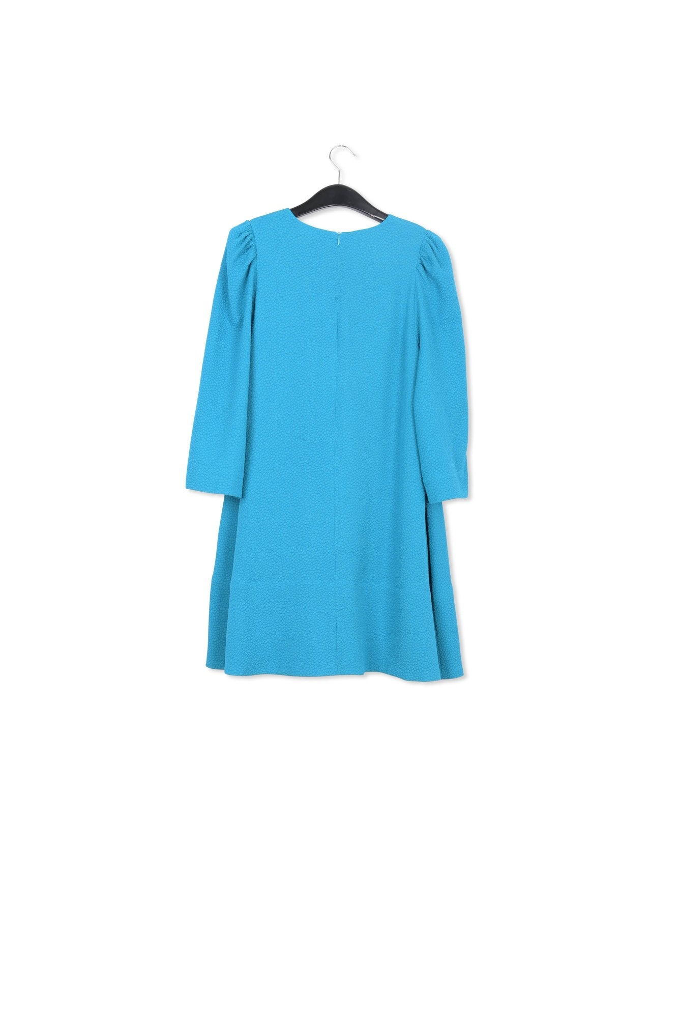 Mini-robe bleue à manches trompettes RE—SSENTIEL | Essentiel second hand