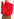 Pull à col roulé en tricot torsadé rouge Faume - seconde main
