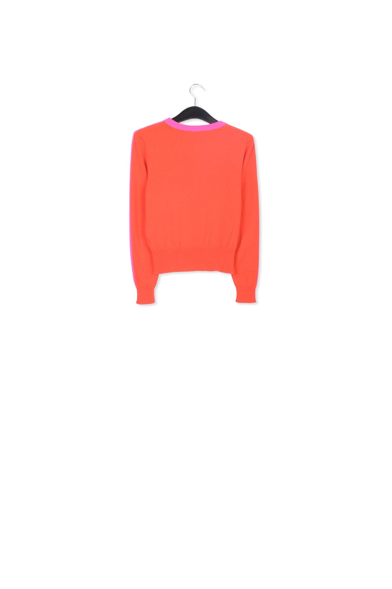 Pink and red merino-cashmere knit sweater RE—SSENTIEL | Essentiel second hand