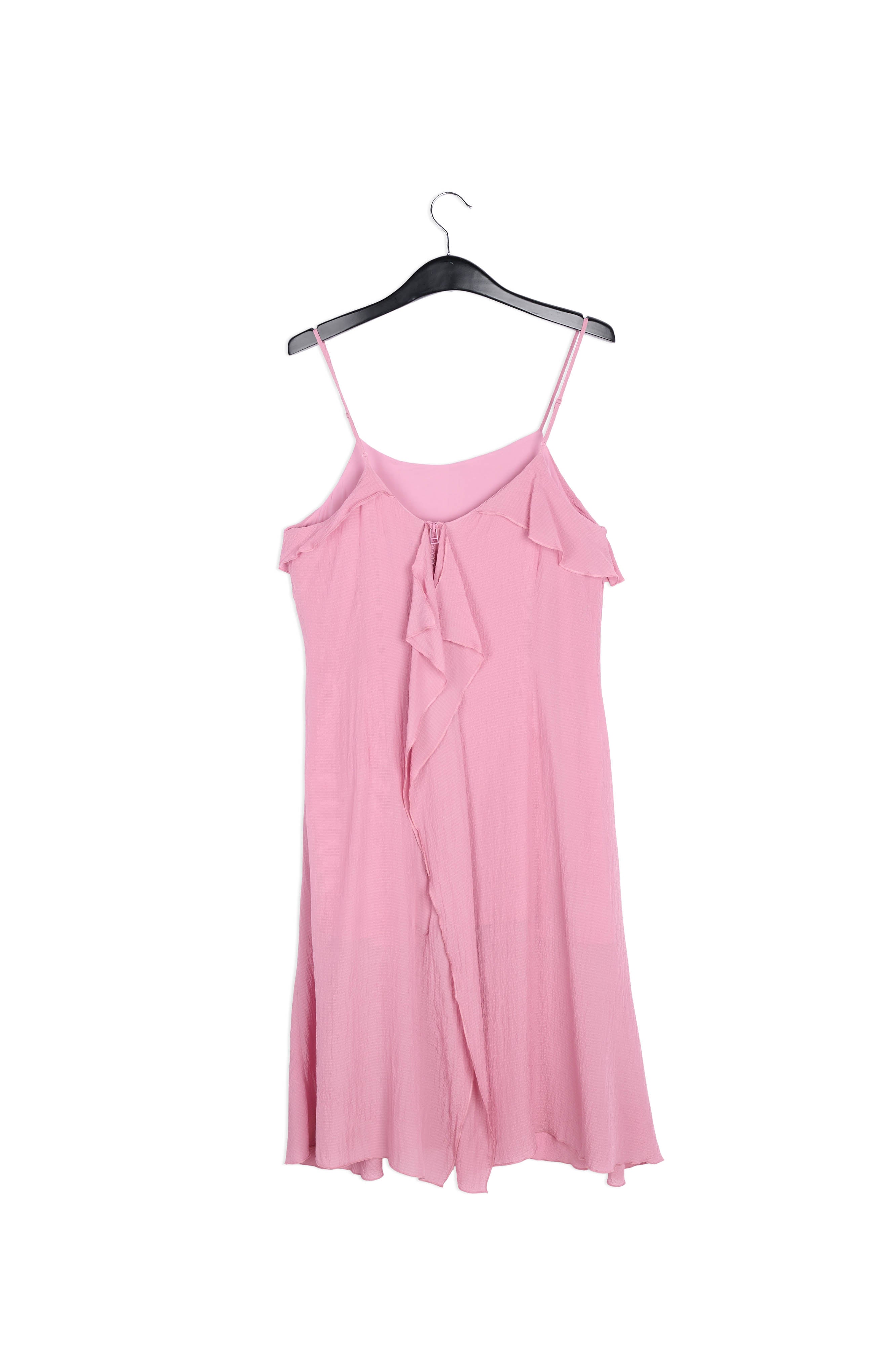 Lilac viscose-silk asymmetrical midi dress RE—SSENTIEL | Essentiel second hand