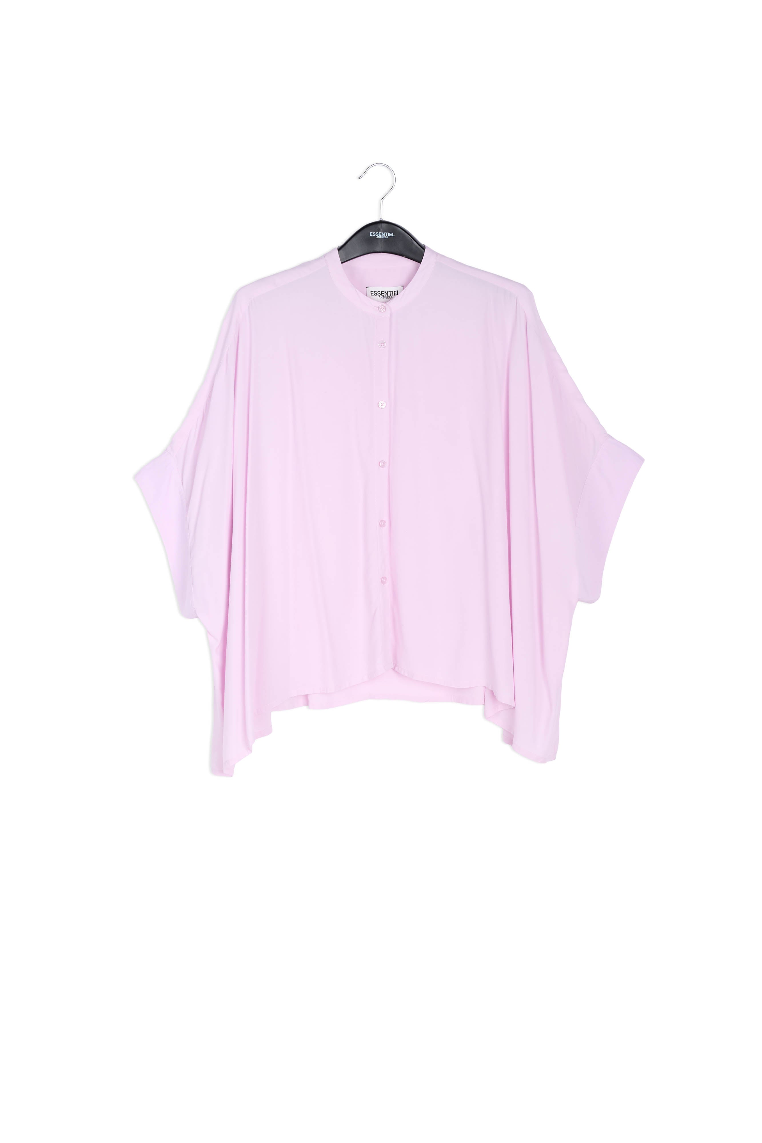 Gebroken witte oversized top met zwart kersenmotief RE—SSENTIEL | Essentiel second hand