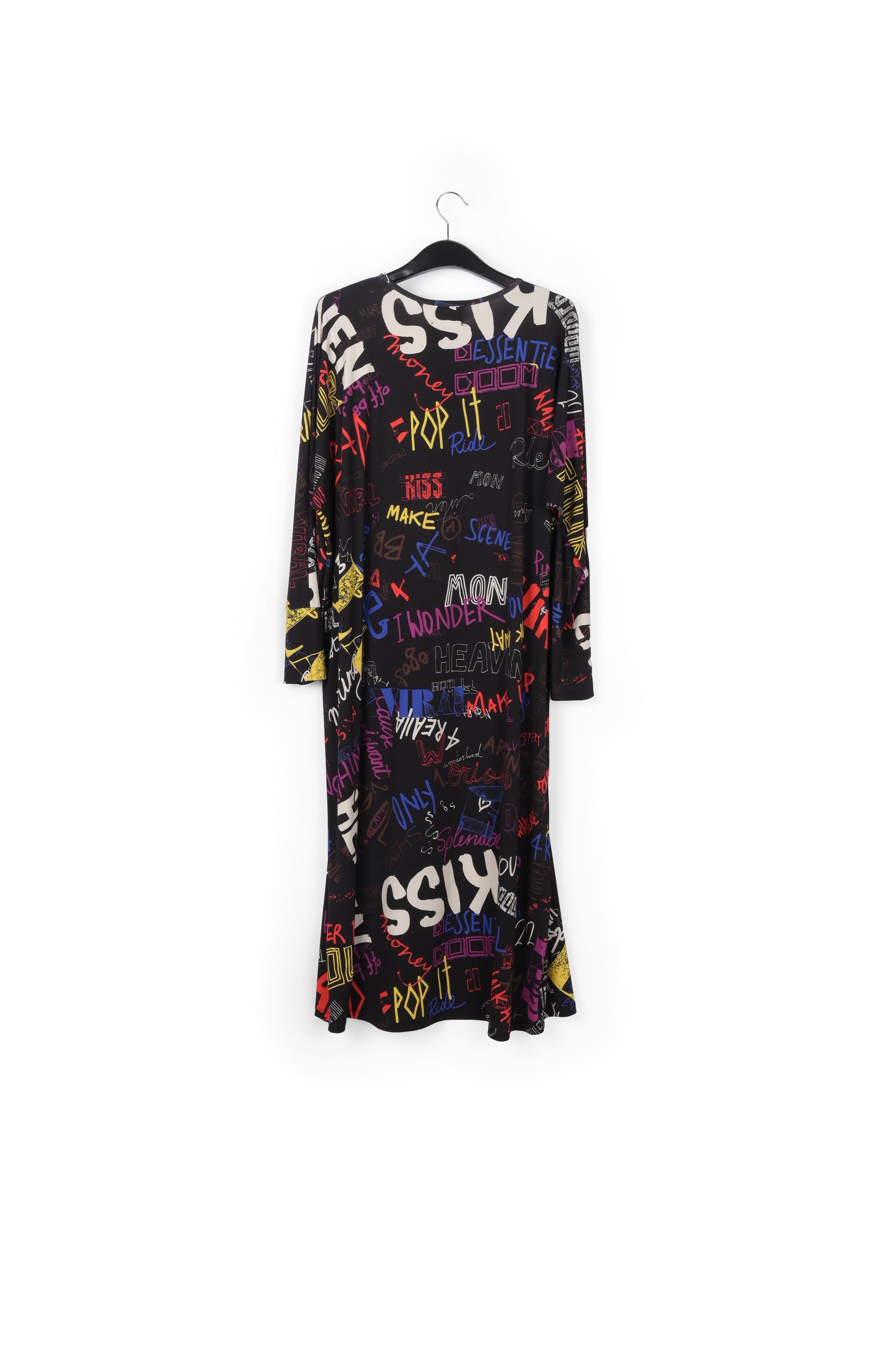 Text print midi-length dress RE—SSENTIEL | Essentiel second hand