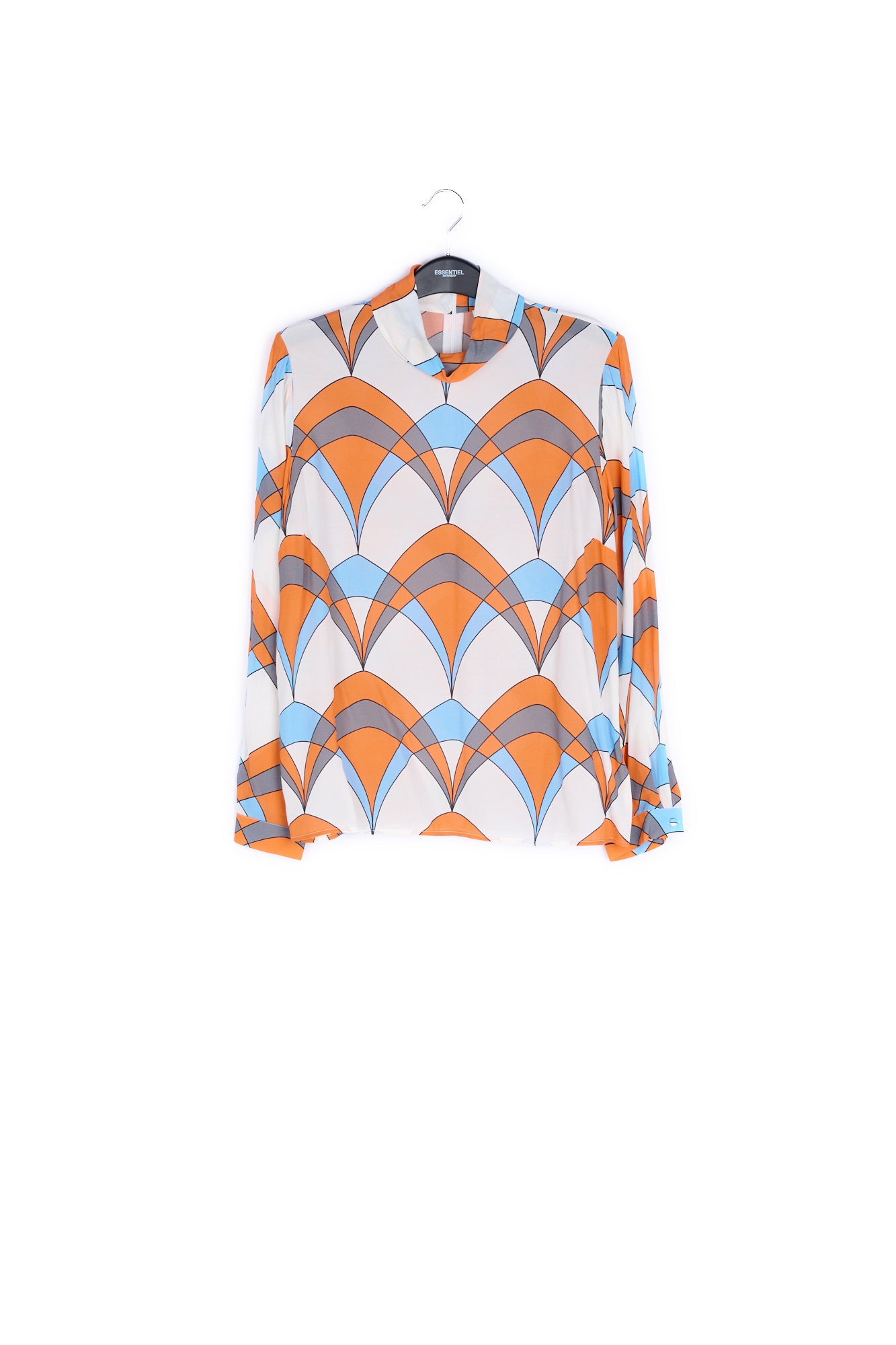 Off-white graphic print blouse RE—SSENTIEL | Essentiel second hand