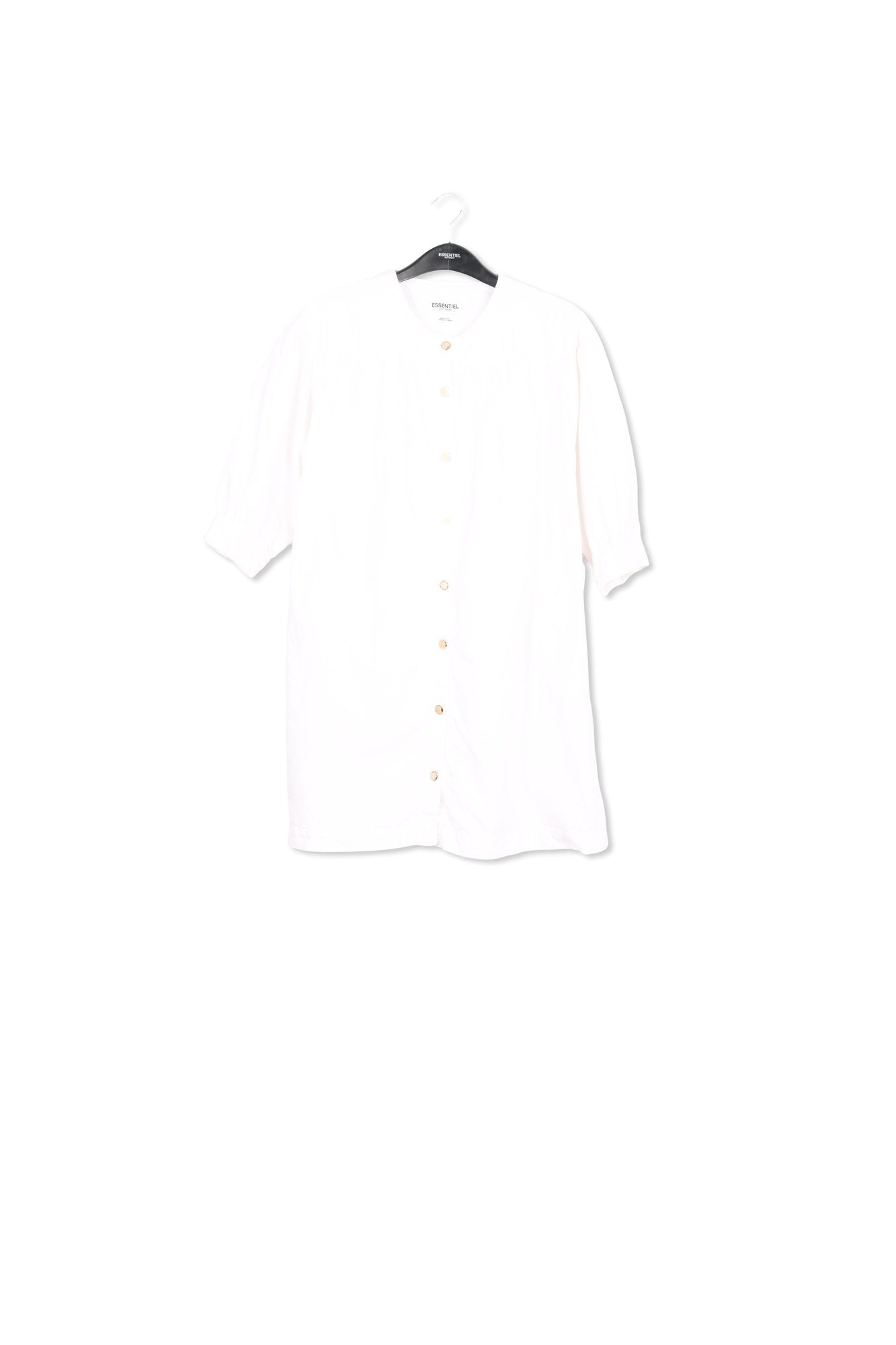 White denim mini dress RE—SSENTIEL | Essentiel second hand