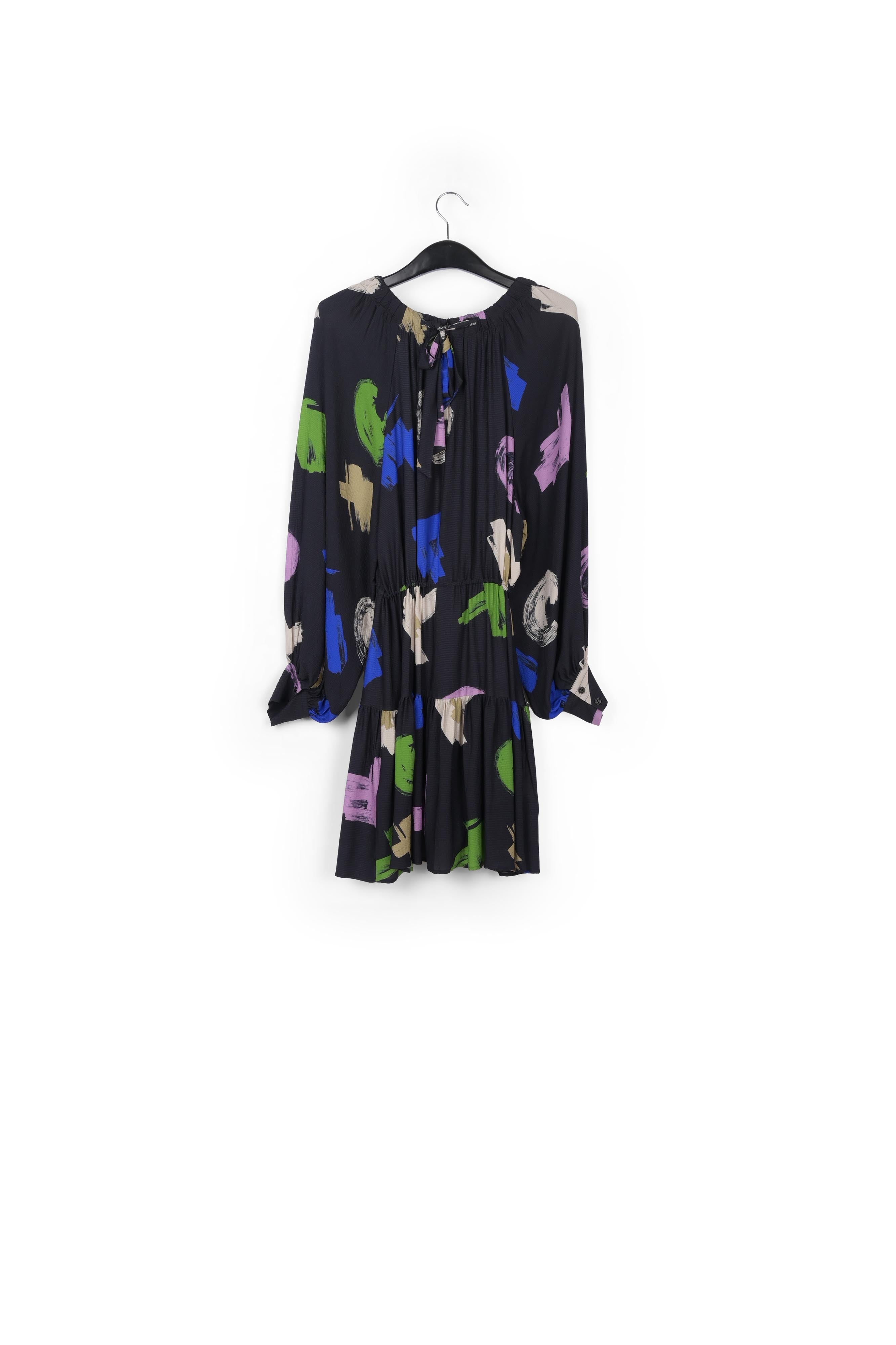 Mini robe à fleurs bleue, lilas et blanc cassé RE—SSENTIEL | Essentiel second hand