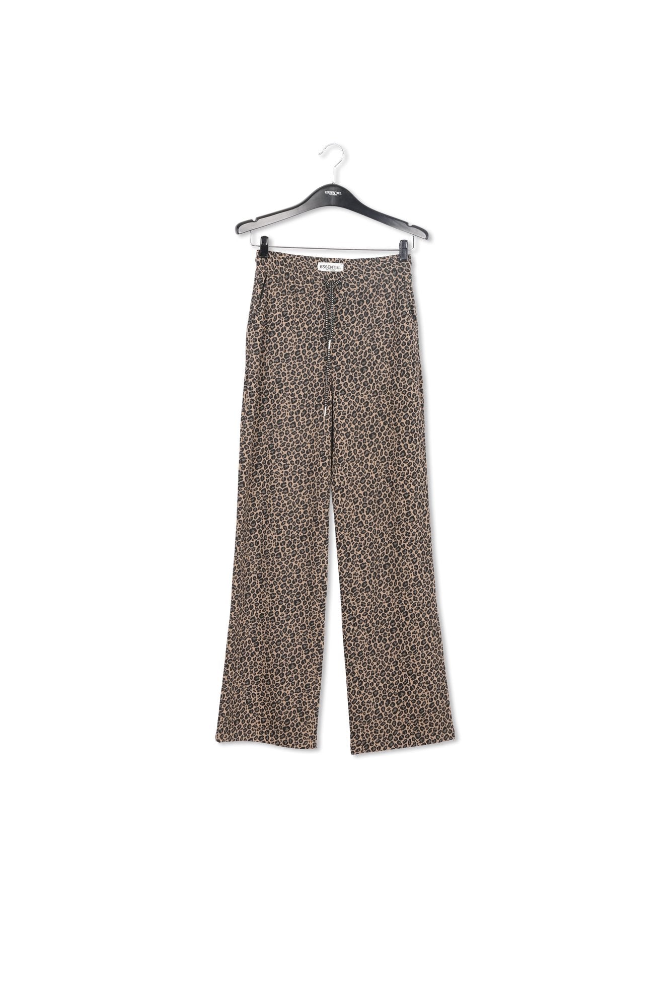 Pantalon en tricot jacquard léopard RE—SSENTIEL | Essentiel second hand