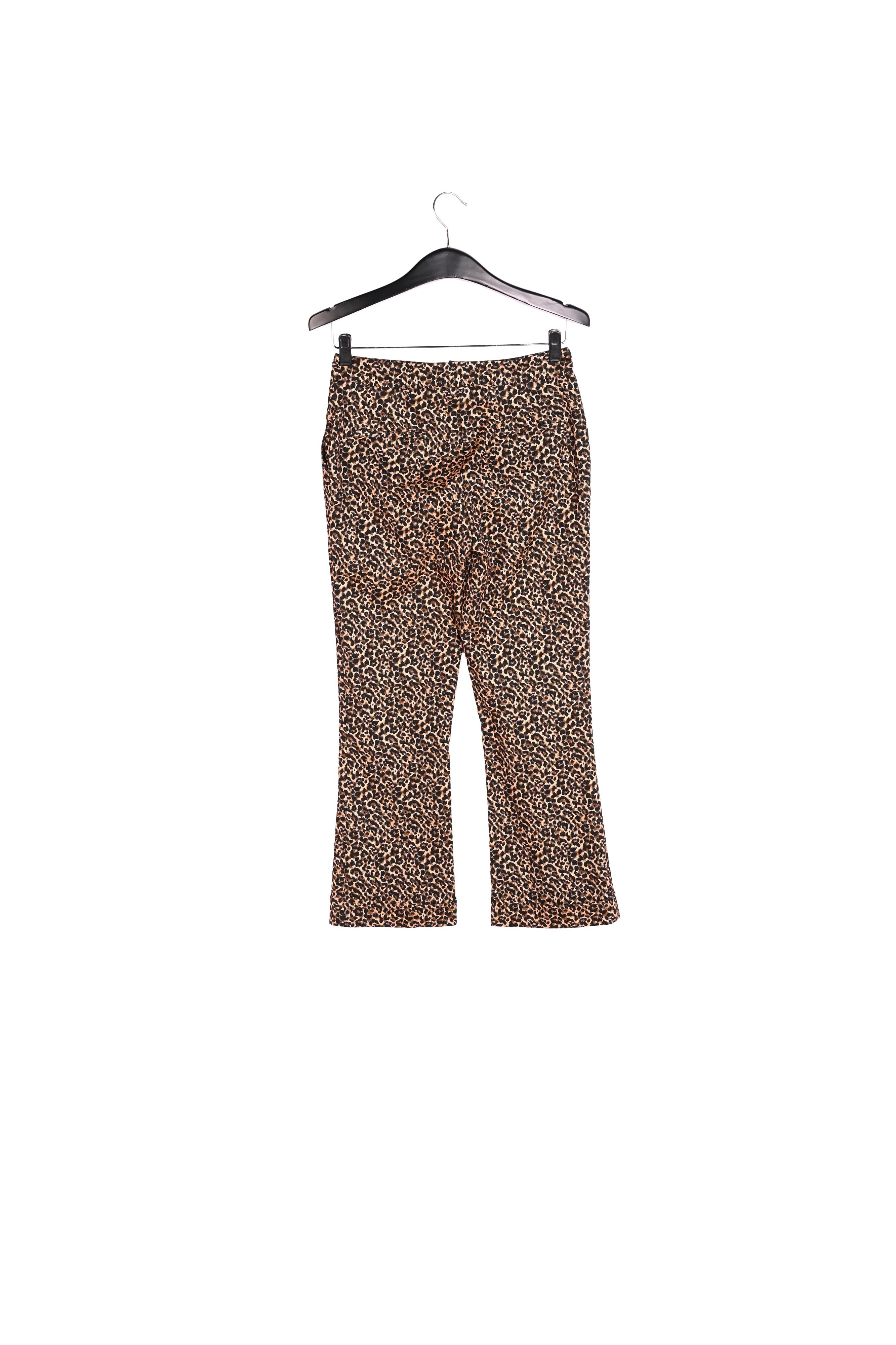 Pantalon évasé à motif léopard RE—SSENTIEL | Essentiel second hand