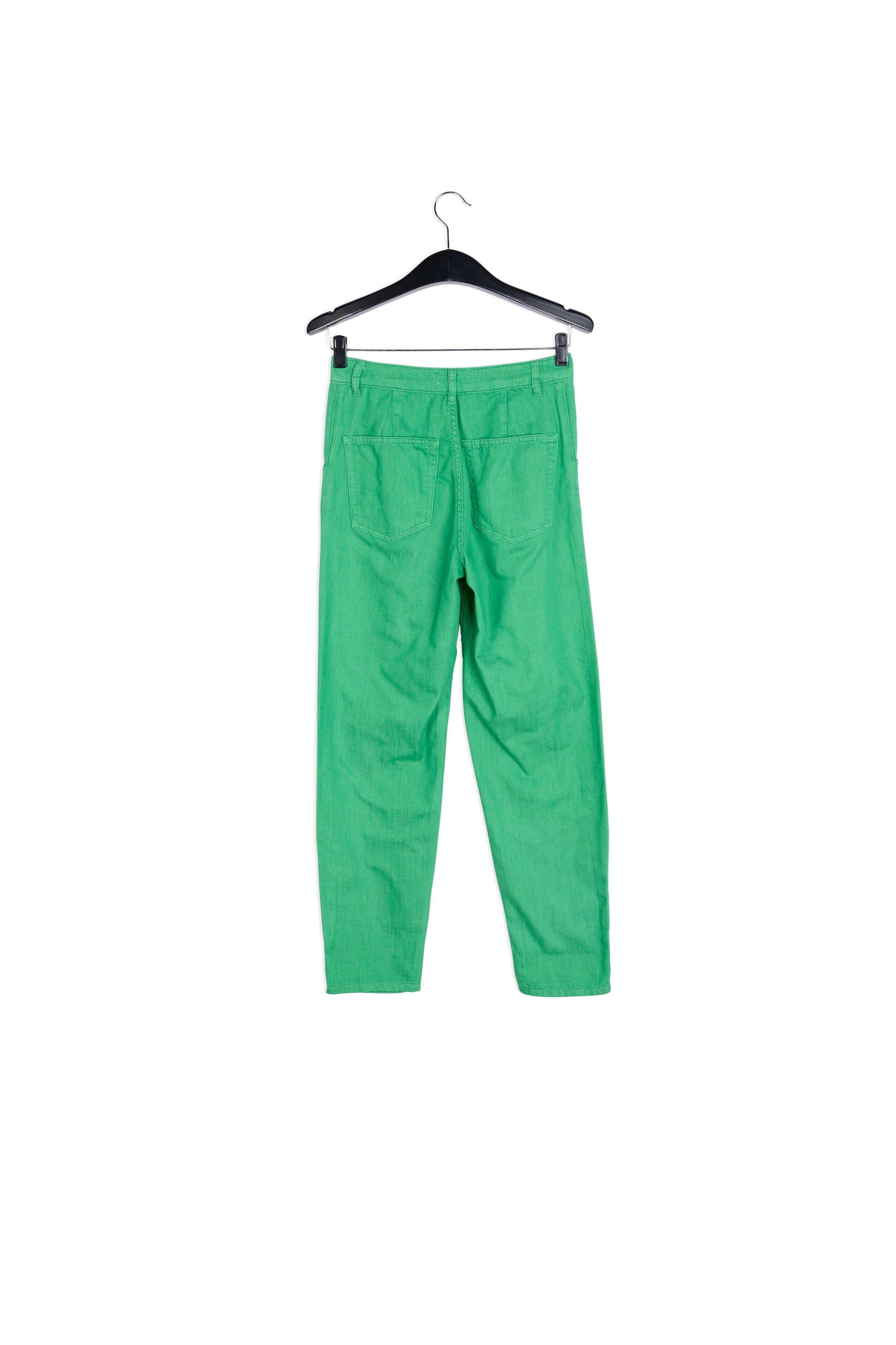 Green loose-fit denim pants RE—SSENTIEL | Essentiel second hand